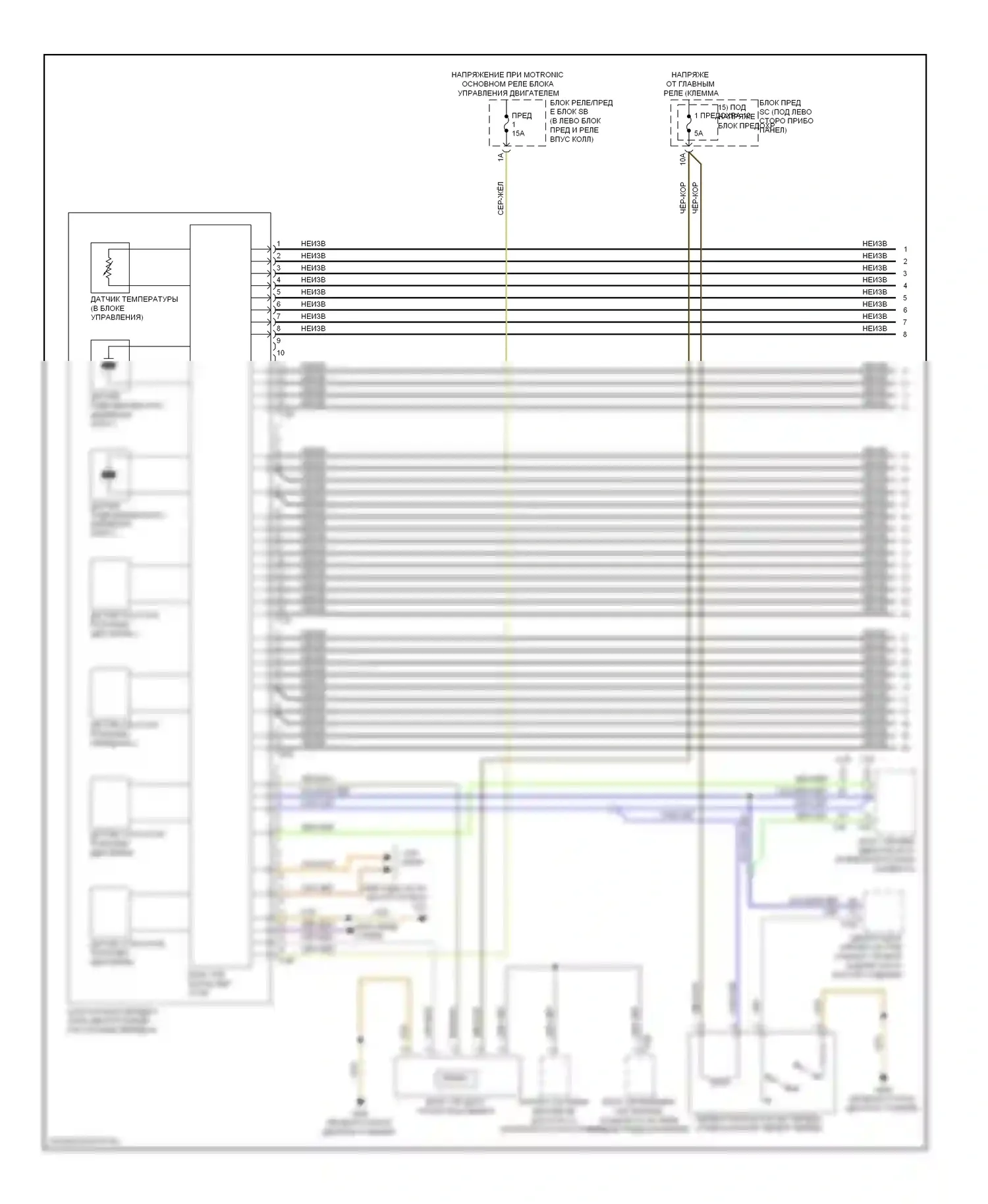 S5 Audi I (2007-2011): Электросхема автоматической коробки передач, с dsg (1 из 2) 
