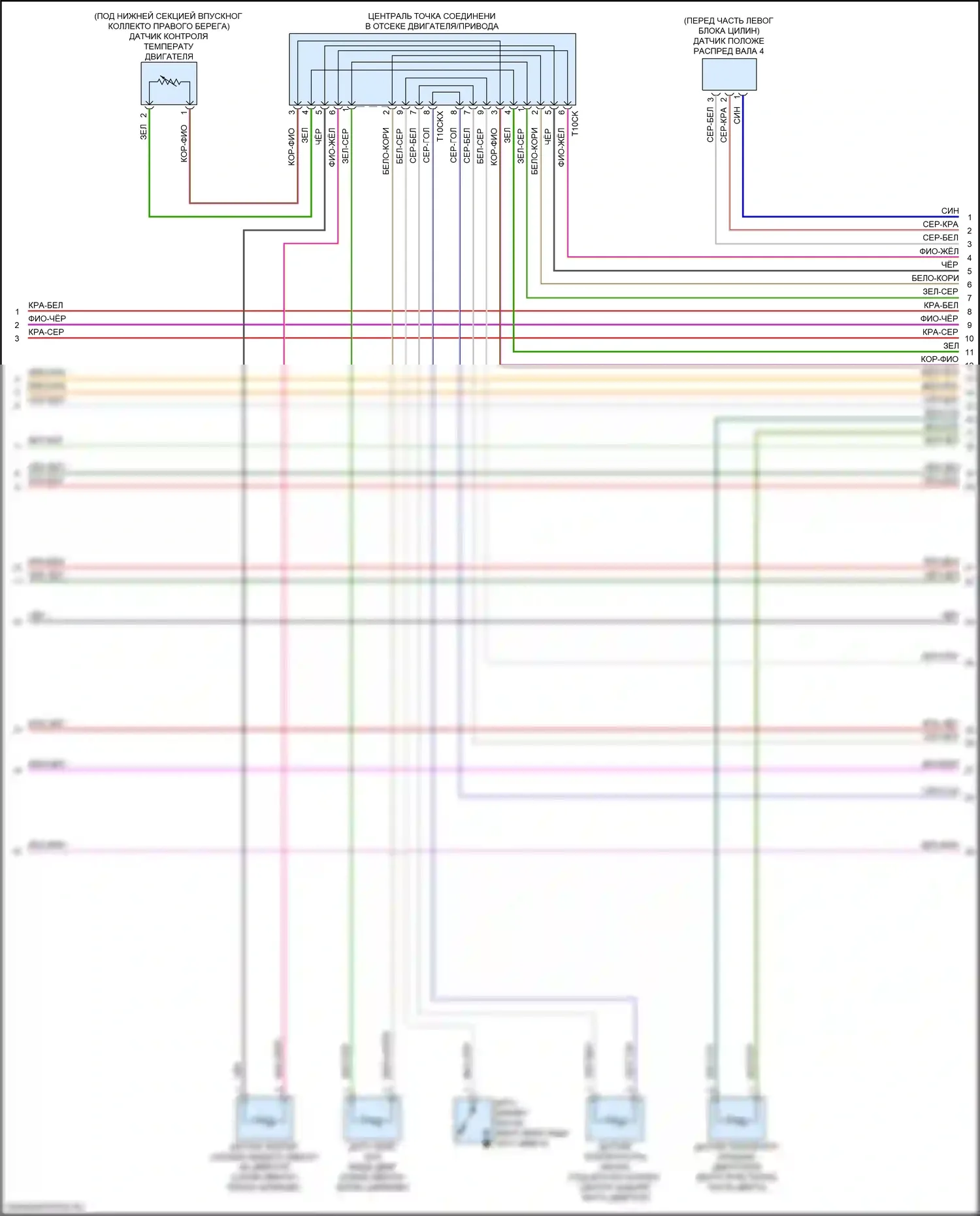 S5 Audi II рестайлинг (2019-2024): Электросхема двигателя 3,0л турбо (6 из 10) 