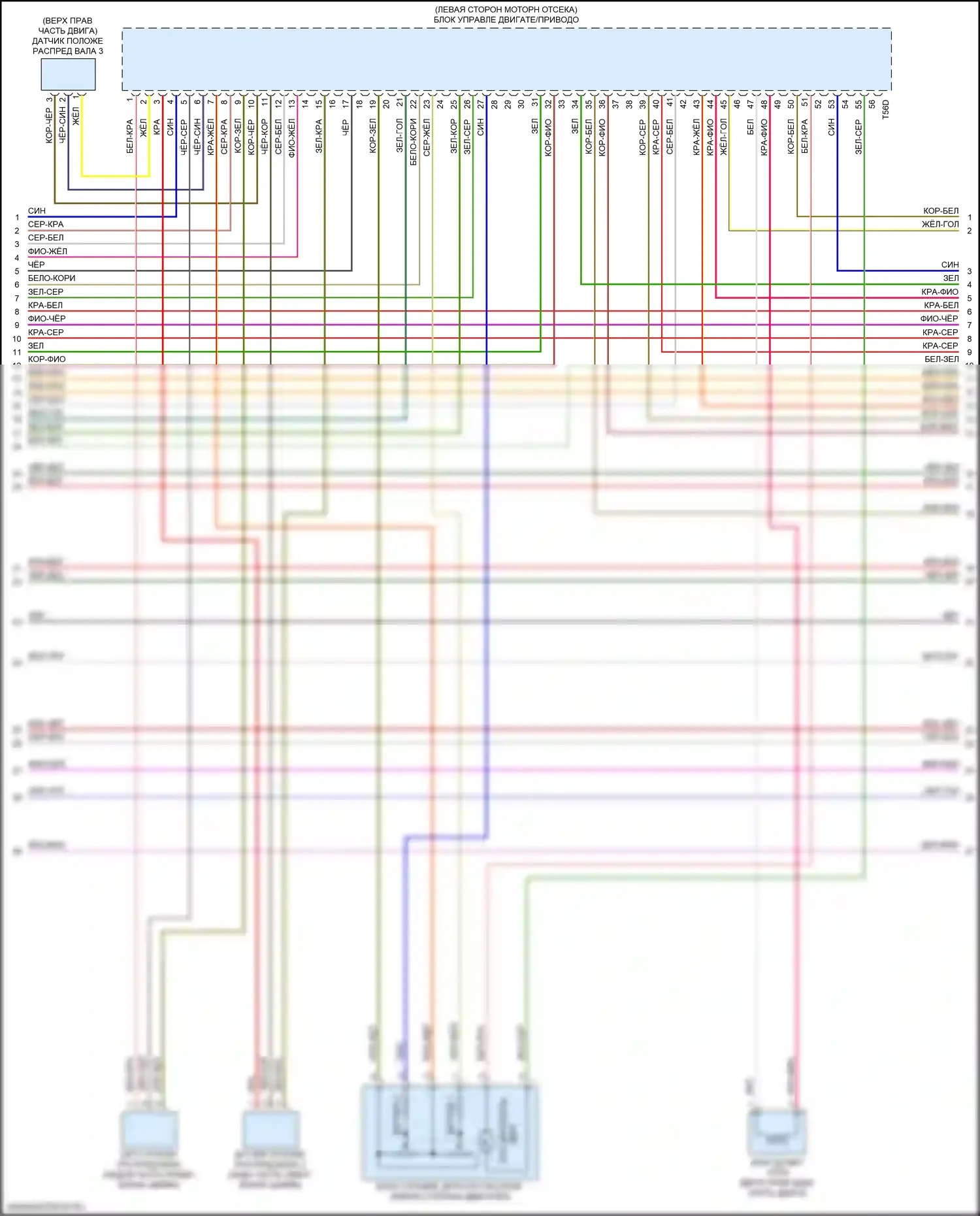 S5 Audi II рестайлинг (2019-2024): Электросхема двигателя 3,0л турбо (7 из 10) 