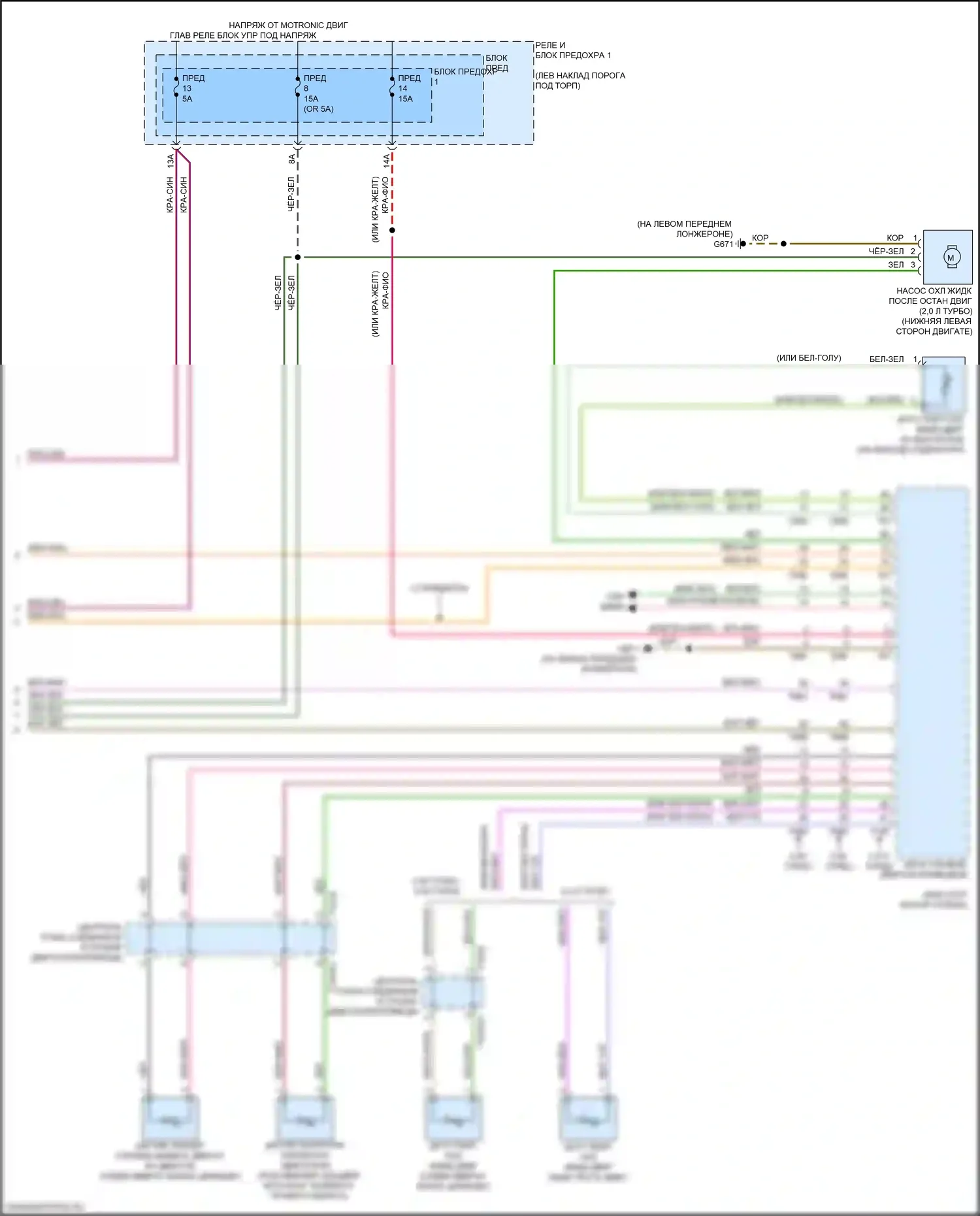S5 Audi II рестайлинг (2019-2024): Электросхема климат контроля, с климатом (4 из 4) 