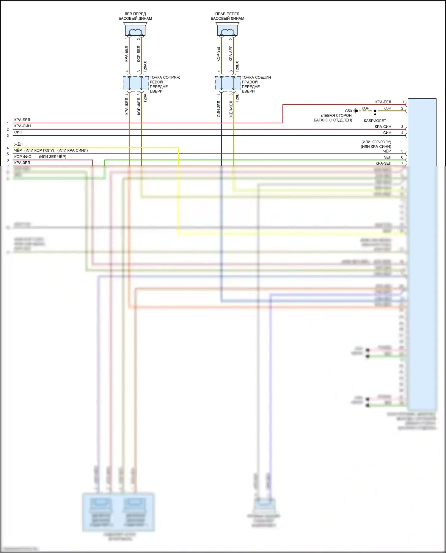 S5 Audi II рестайлинг (2019-2024): Электросхема навигации, с усилителем (5 из 5) 