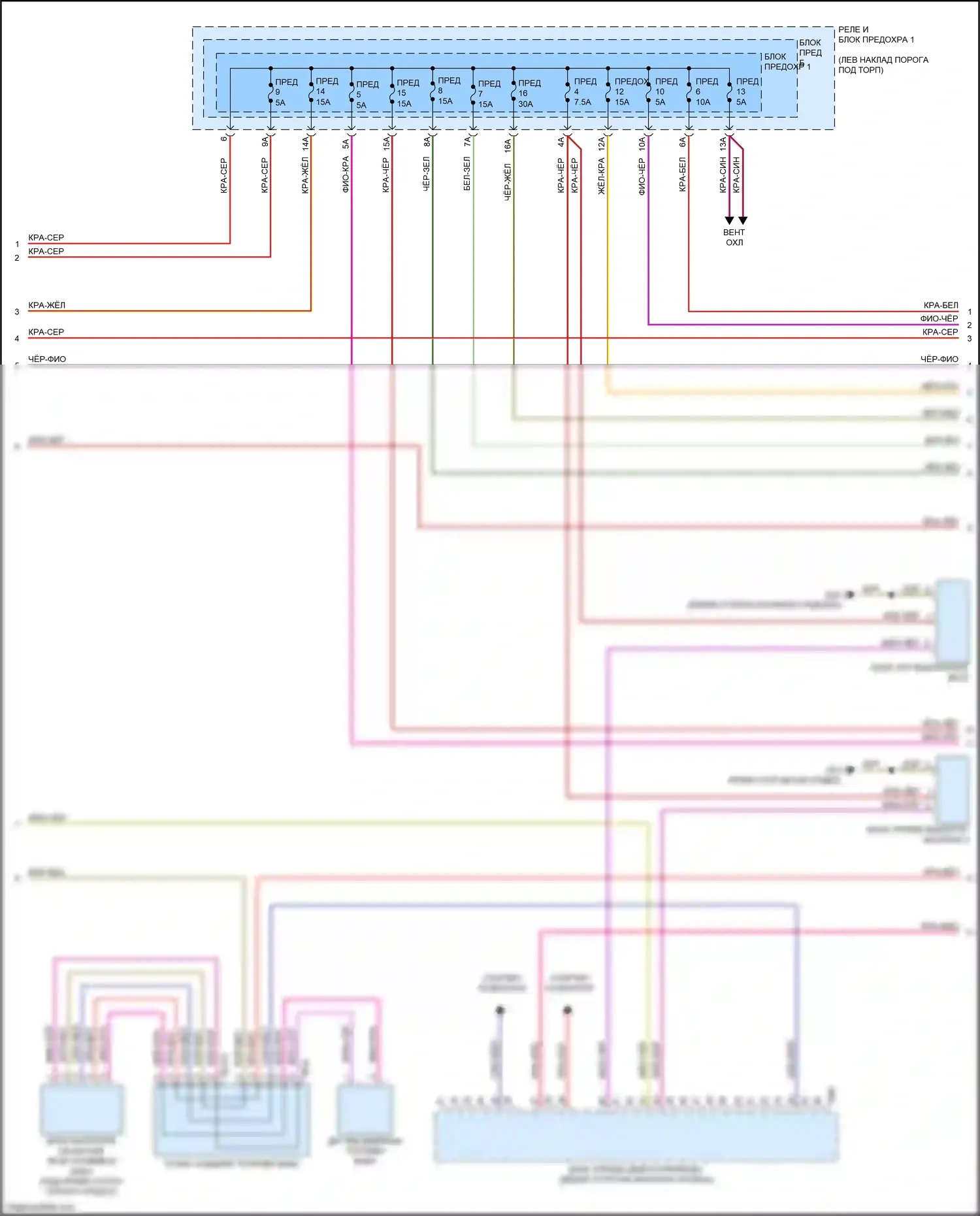 S5 Audi II (2016-2019): Электросхема двигателя 3.0л турбо, электросхема органов управления двигателем (2 из 10) 
