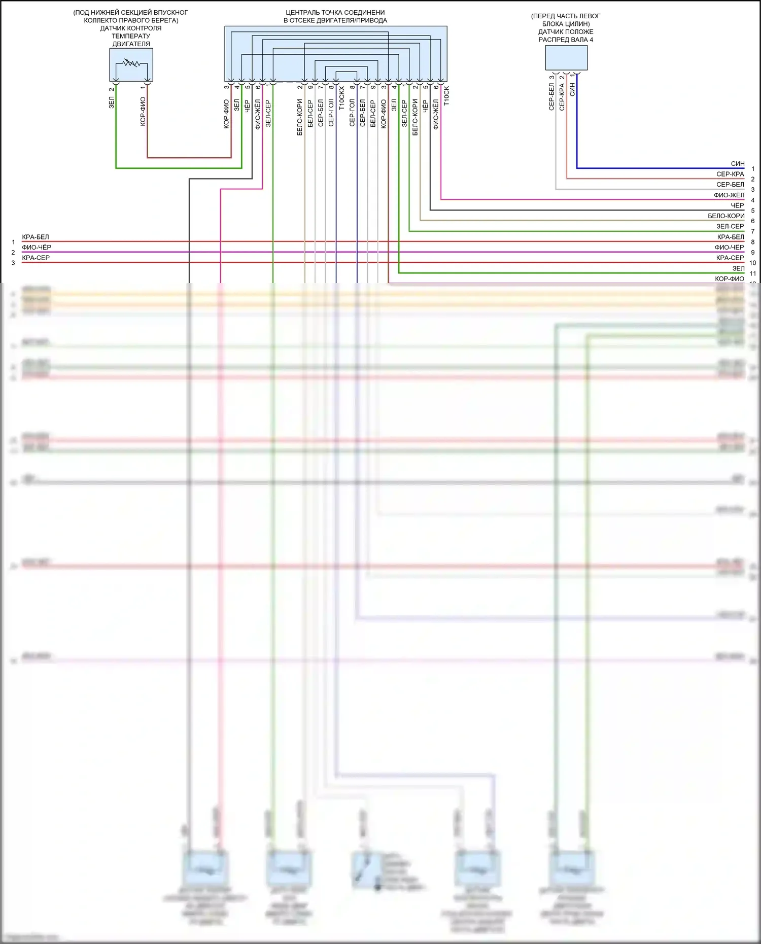 S5 Audi II (2016-2019): Электросхема двигателя 3.0л турбо, электросхема органов управления двигателем (6 из 10) 