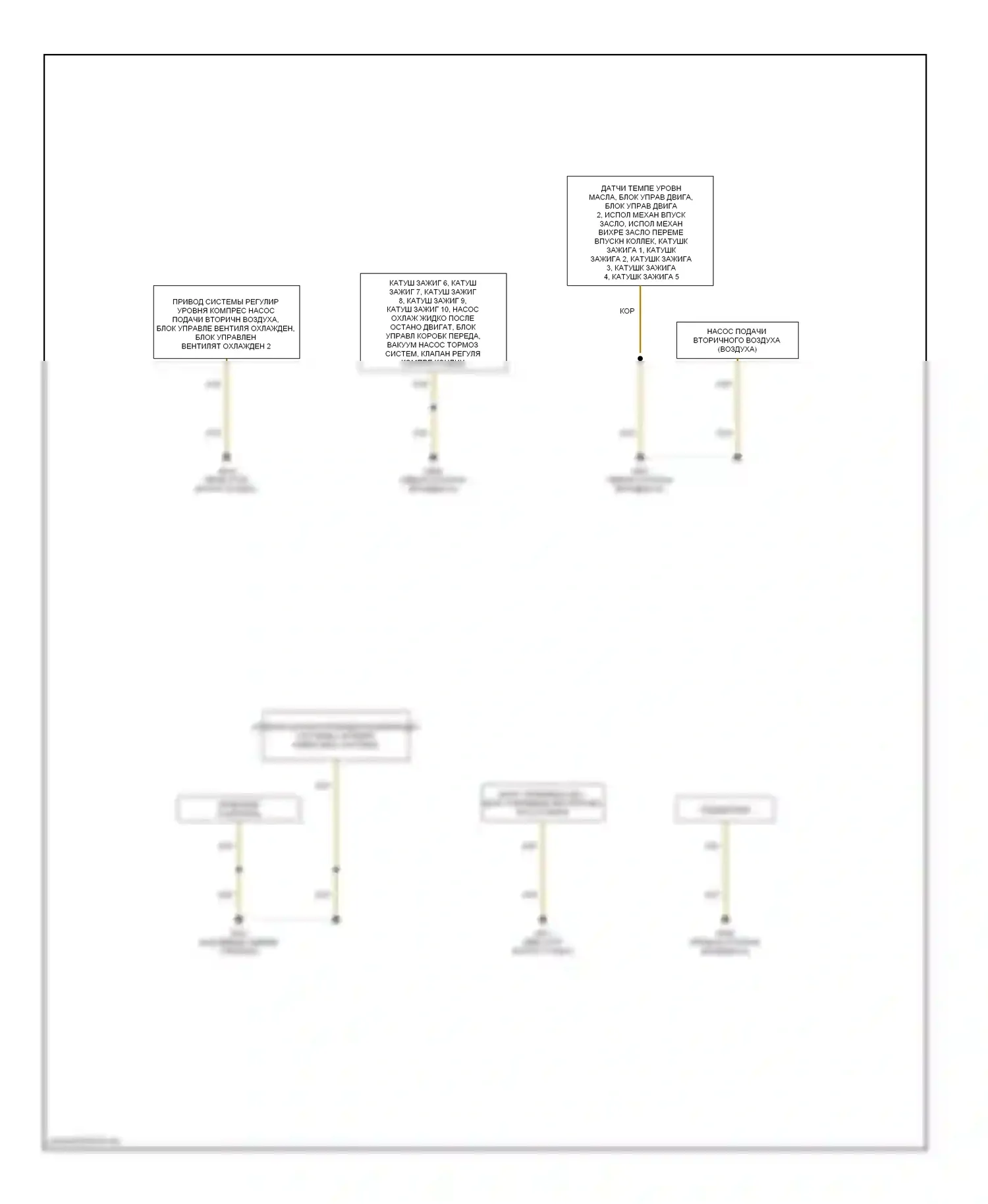 S6 Audi C6 (2006-2008): Электросхема точек подключения масс (3 из 3) 