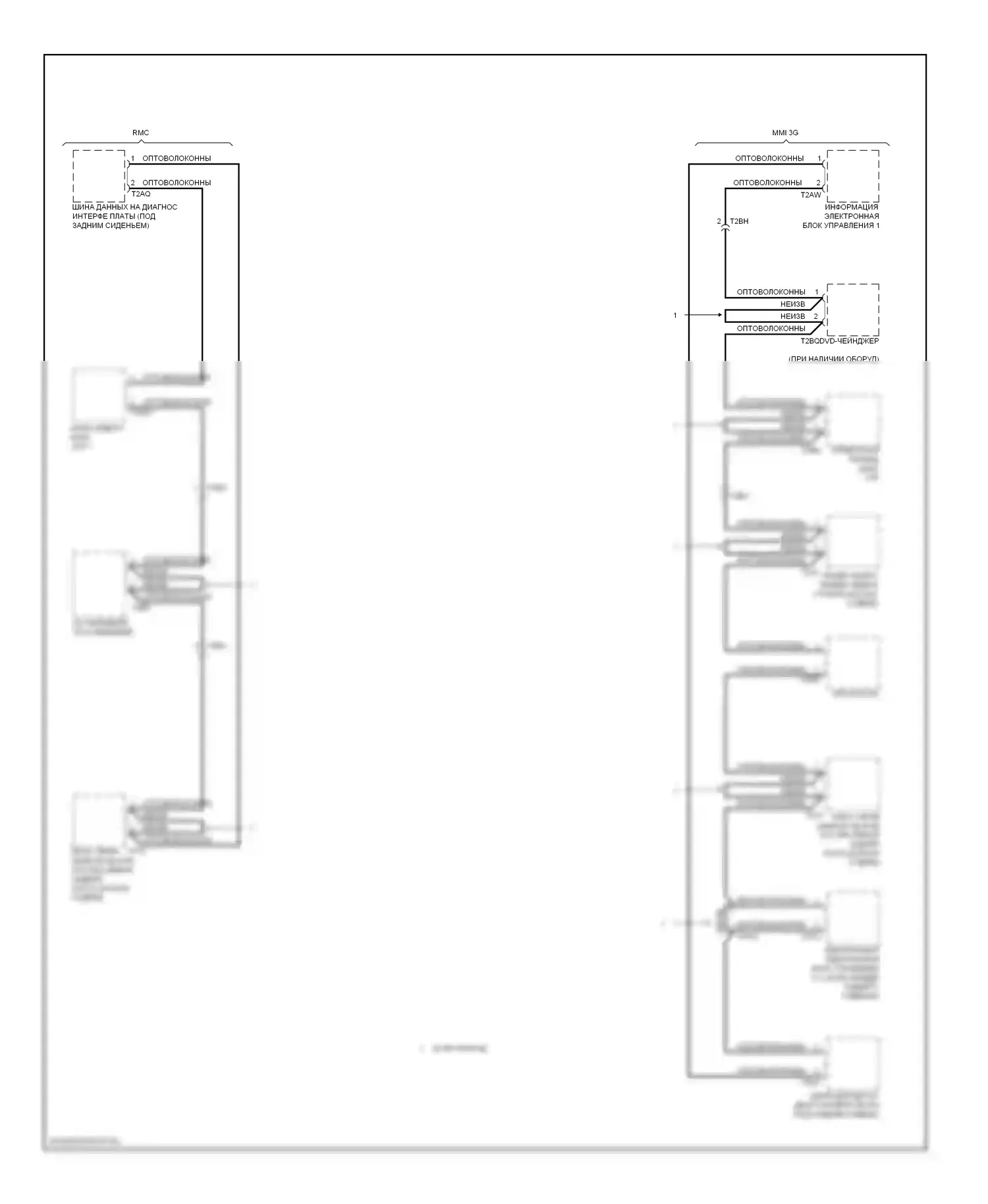 S6 Audi C7 (2012-2014): Большинство электросхем подключения шины данных 