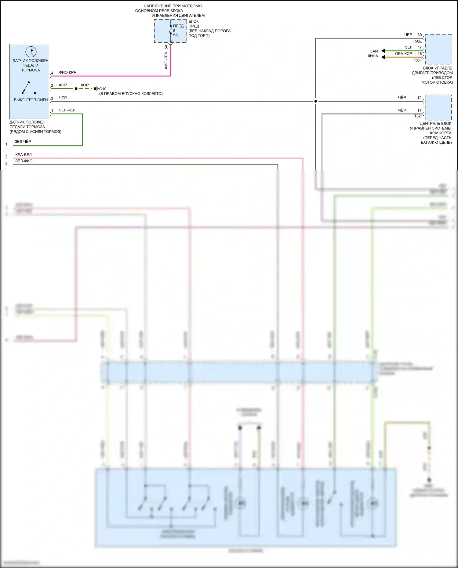 S6 Audi C8 (2019-2024): Антиблокировочная система abs электросхема (2 из 4) 