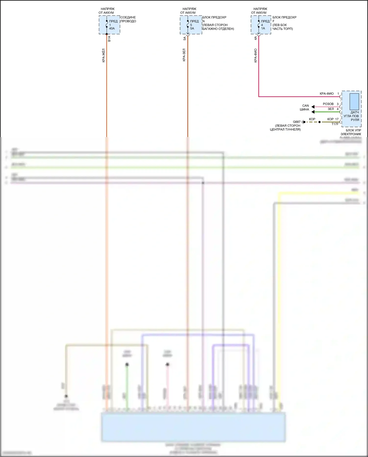 S6 Audi C8 (2019-2024): Антиблокировочная система abs электросхема (3 из 4) 