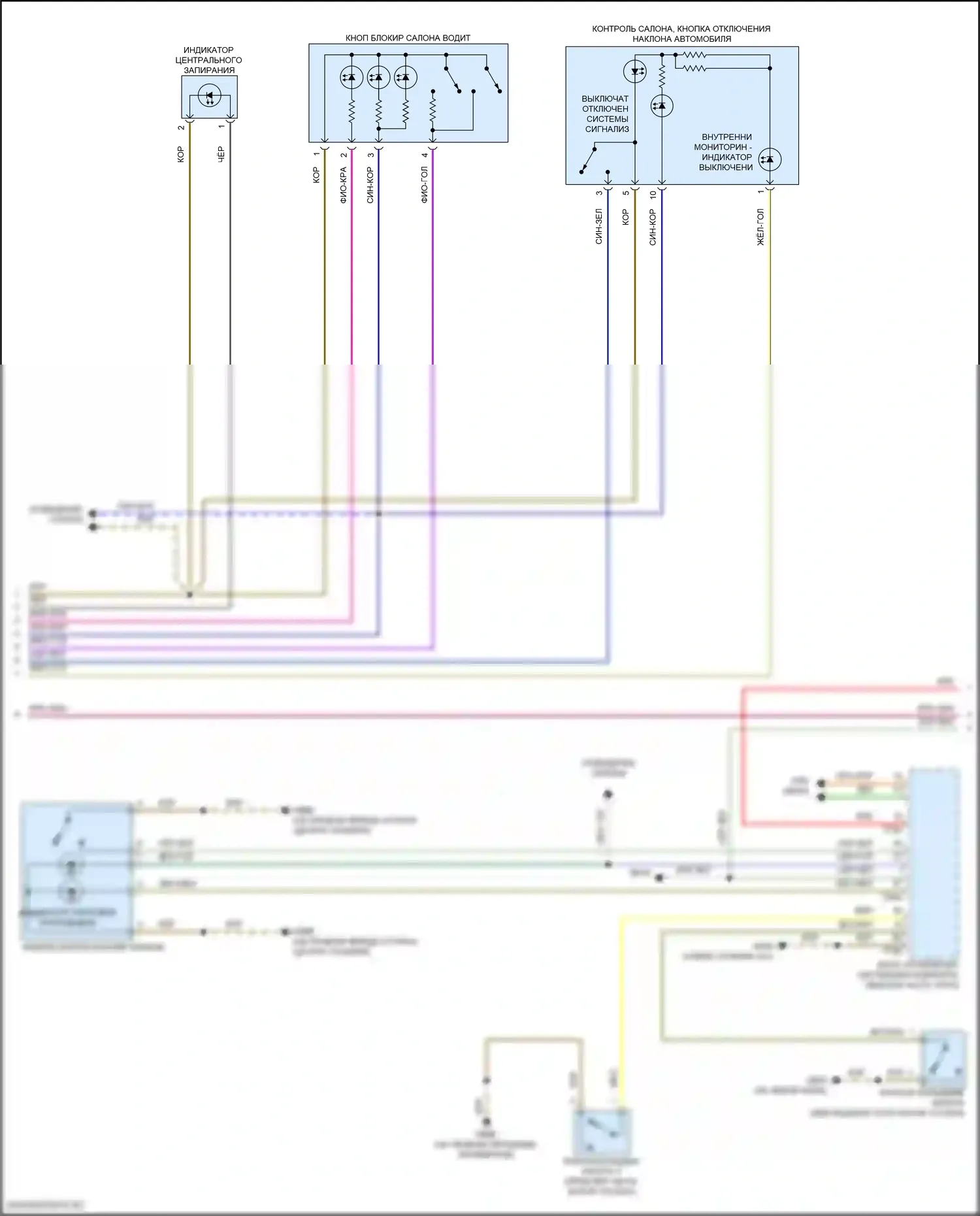 S6 Audi C8 (2019-2024): Сигнализации электросхема (2 из 7) 