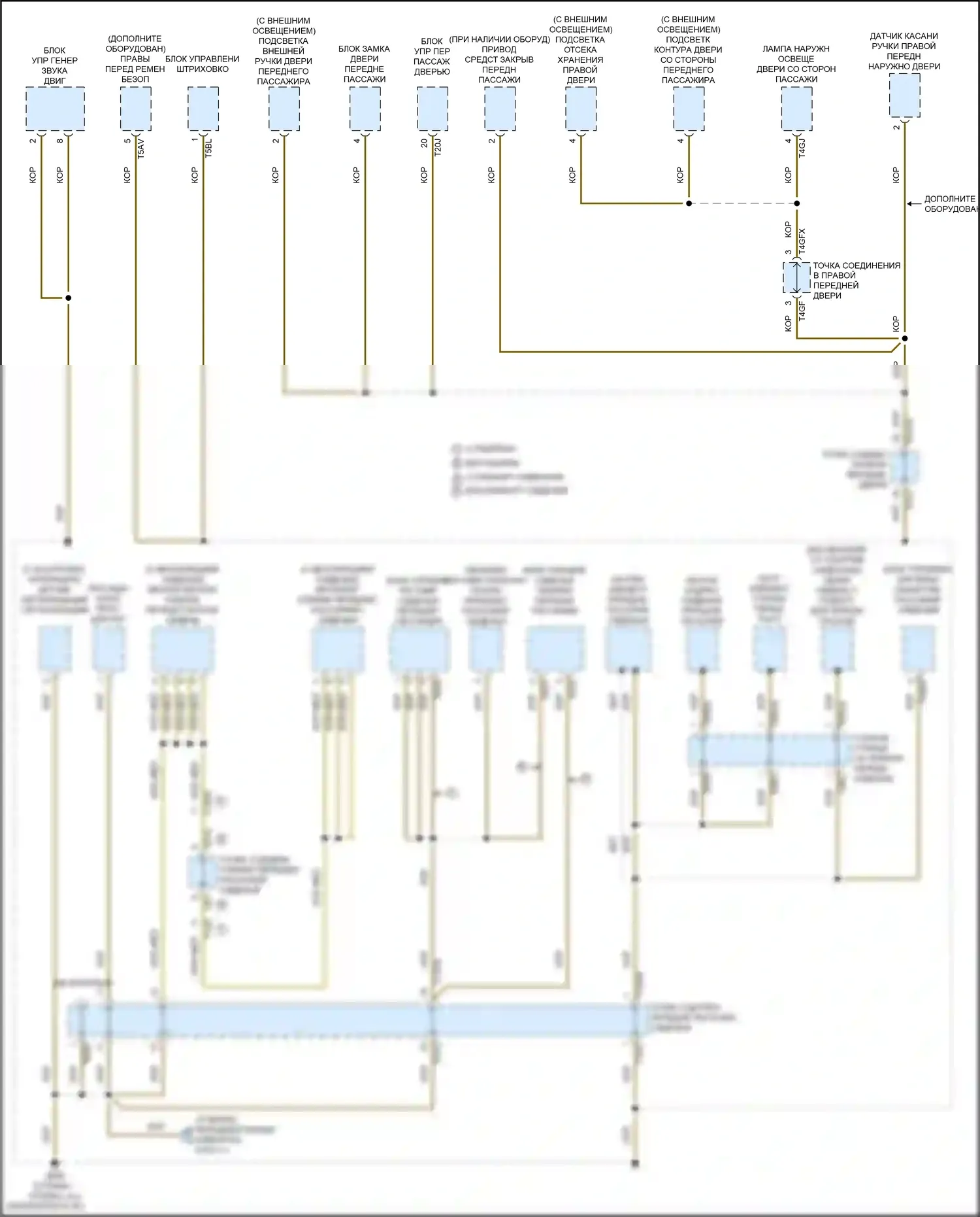 S6 Audi C8 (2019-2024): Электросхема распределения массы (10 из 11) 