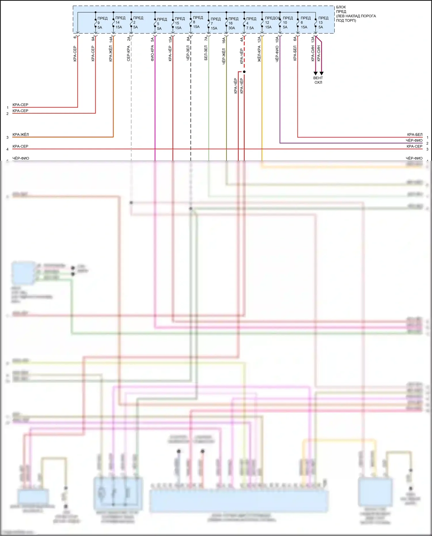 S7 Audi 4K (2019-2024): Электросхема двигатель 2.9л турбо, электросхема органов управления двигателем (2 из 10) 