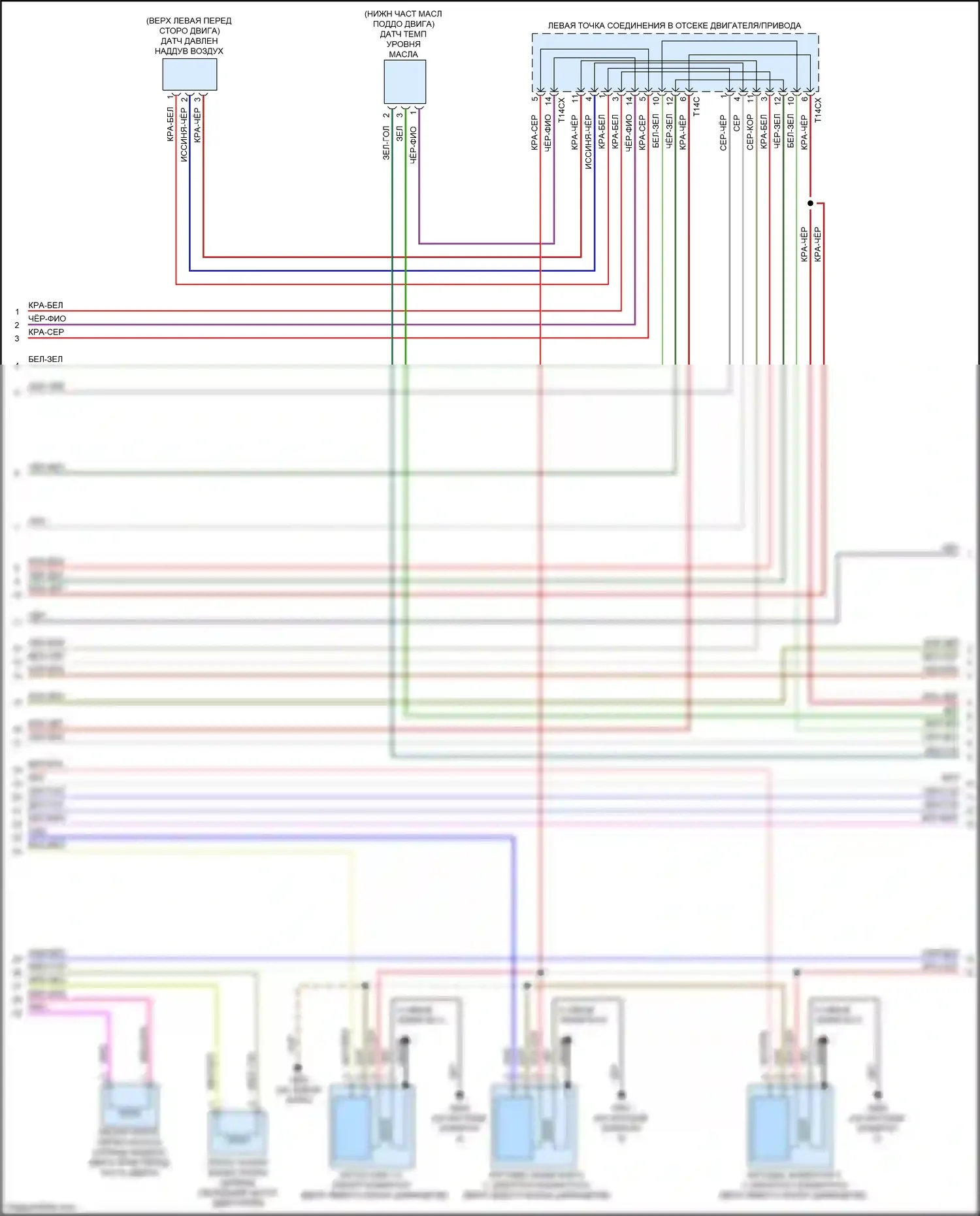 S7 Audi 4K (2019-2024): Электросхема двигатель 2.9л турбо, электросхема органов управления двигателем (9 из 10) 
