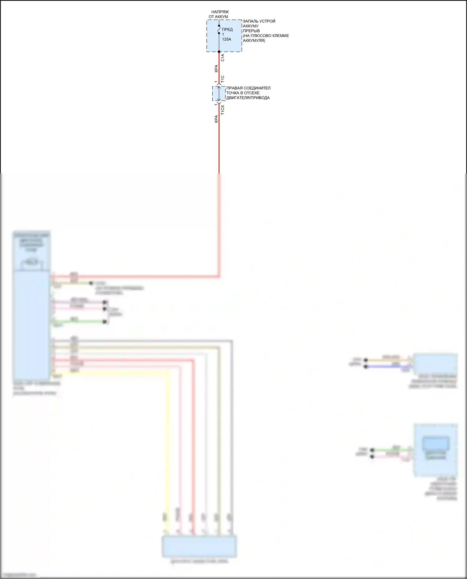 S7 Audi 4K (2019-2024): Электрический усилитель руля электросхема 