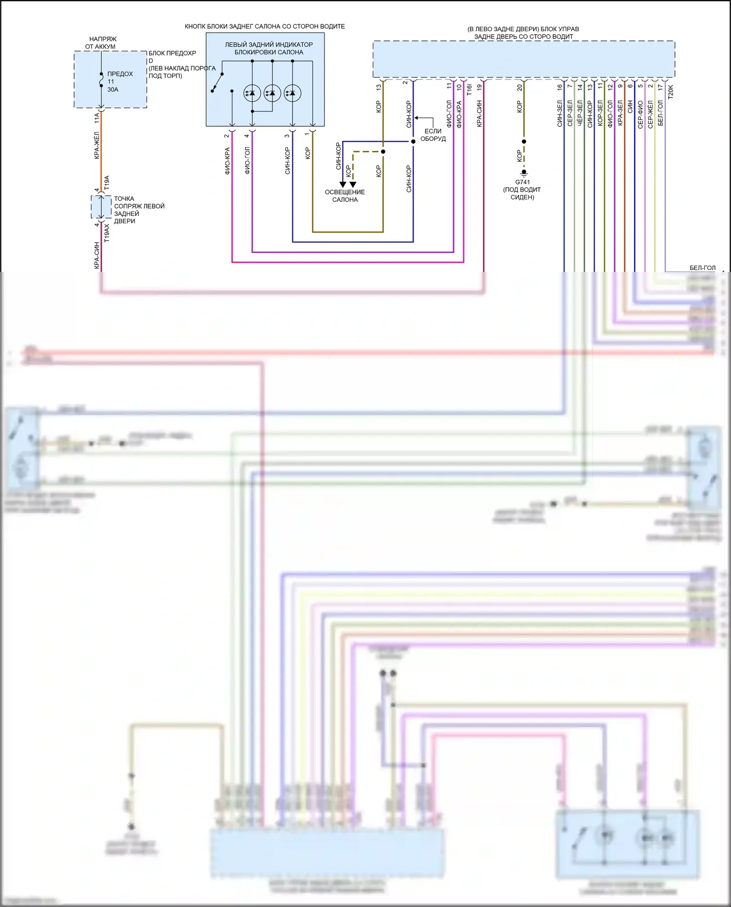 S7 Audi 4K (2019-2024): Электросхема защиты от взлома (3 из 5) 