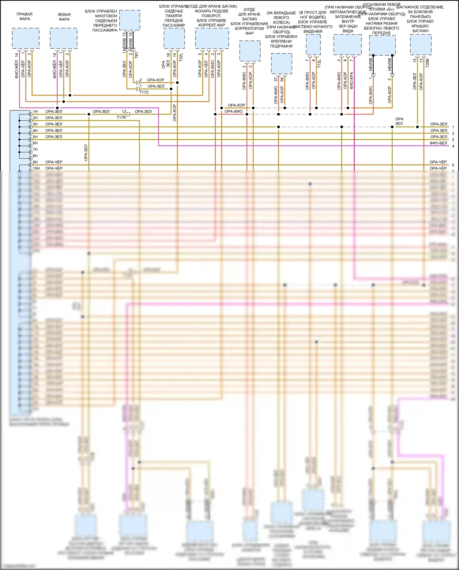 S8 Audi D4 рестайлинг (2013-2018): Can шина электросхема (1 из 5) 