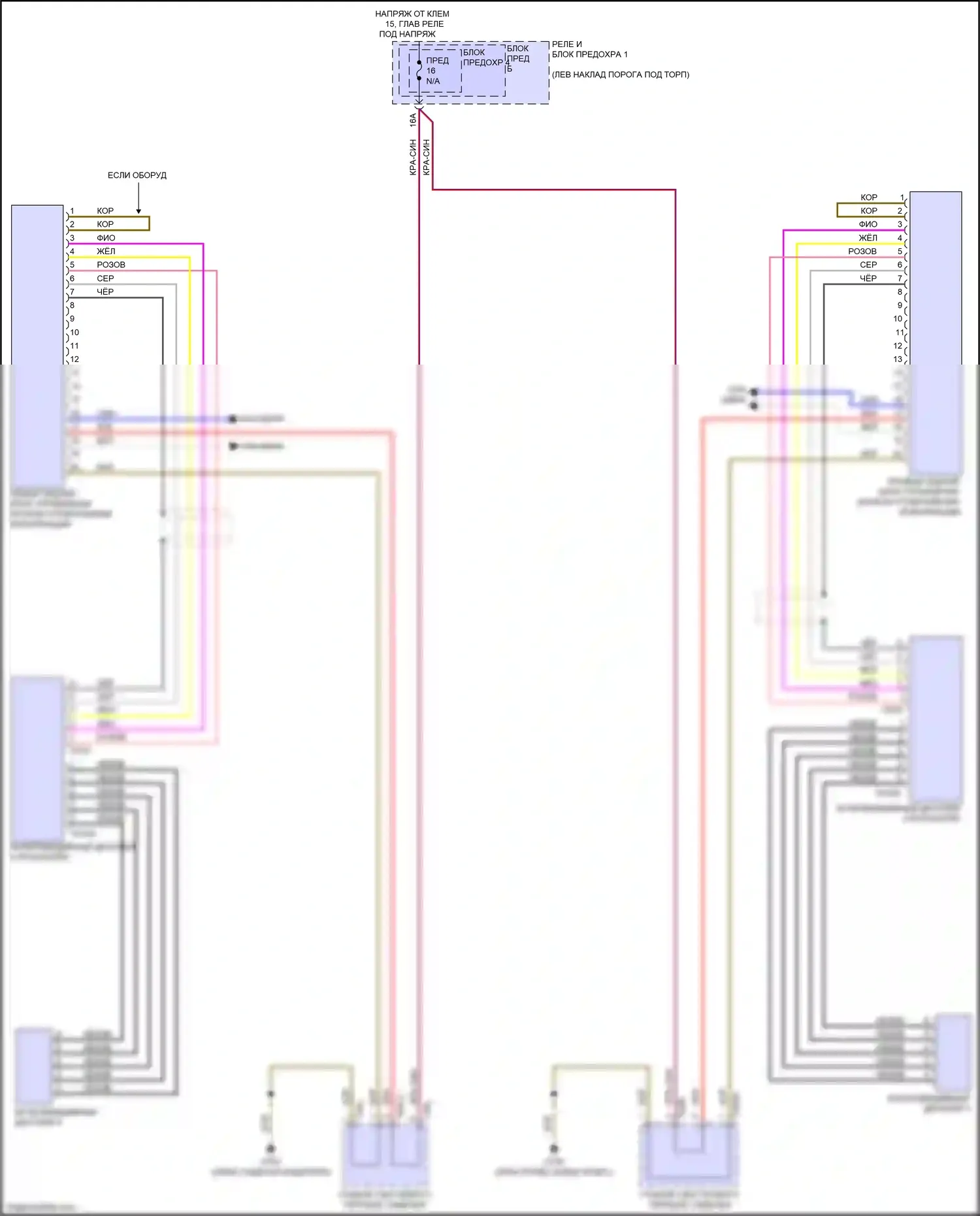 SQ5 Sportback Audi FY (2020-2024): Электросхема мультимедий заднего сиденья 