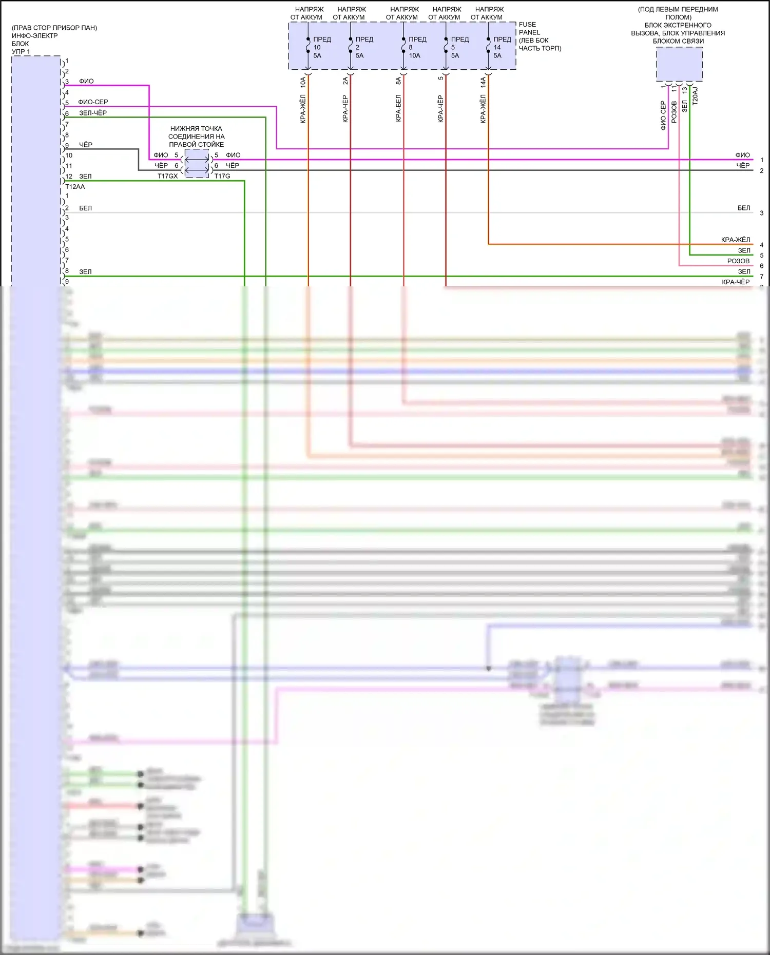 SQ5 Sportback Audi FY (2020-2024): Электросхема навигации, с усилителем (1 из 5) 