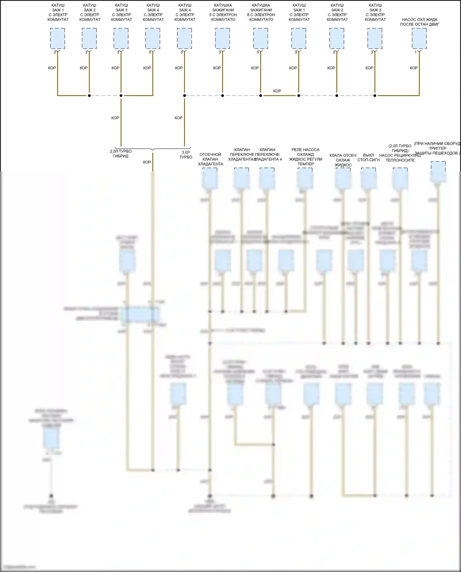 SQ5 Sportback Audi FY (2020-2024): Электросхема разводки массы (8 из 10) 