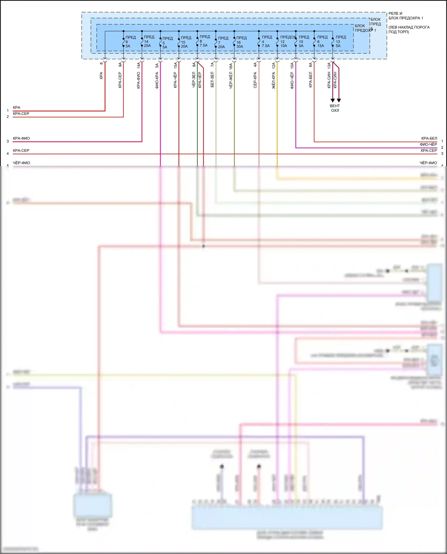 SQ5 Audi II рестайлинг (2020-2024): Электросхема двигателя 3,0л турбо (2 из 10) 