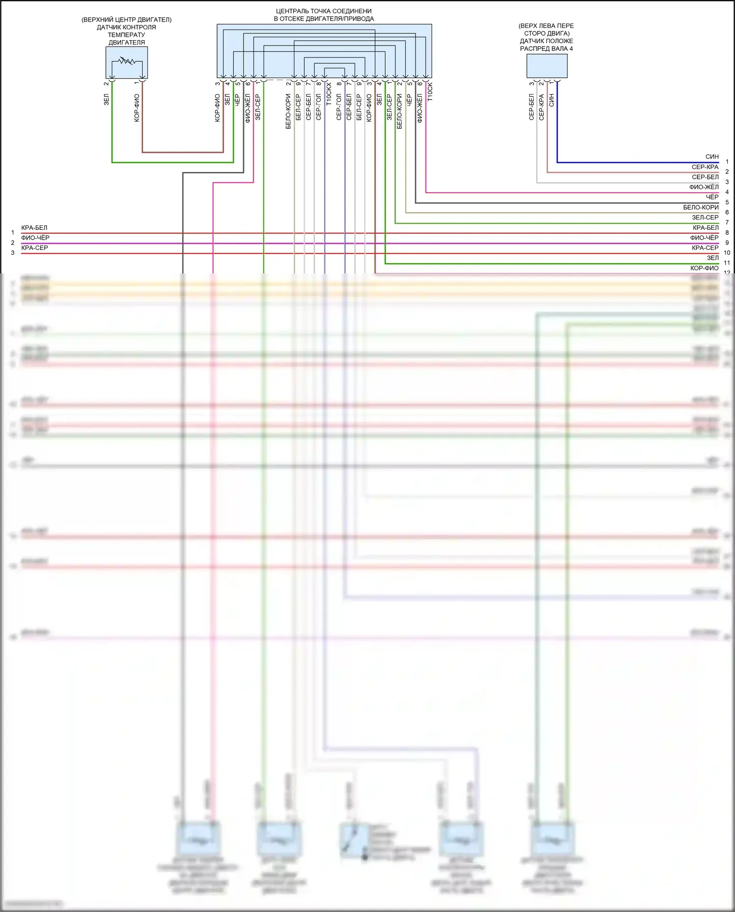 SQ5 Audi II рестайлинг (2020-2024): Электросхема двигателя 3,0л турбо (6 из 10) 