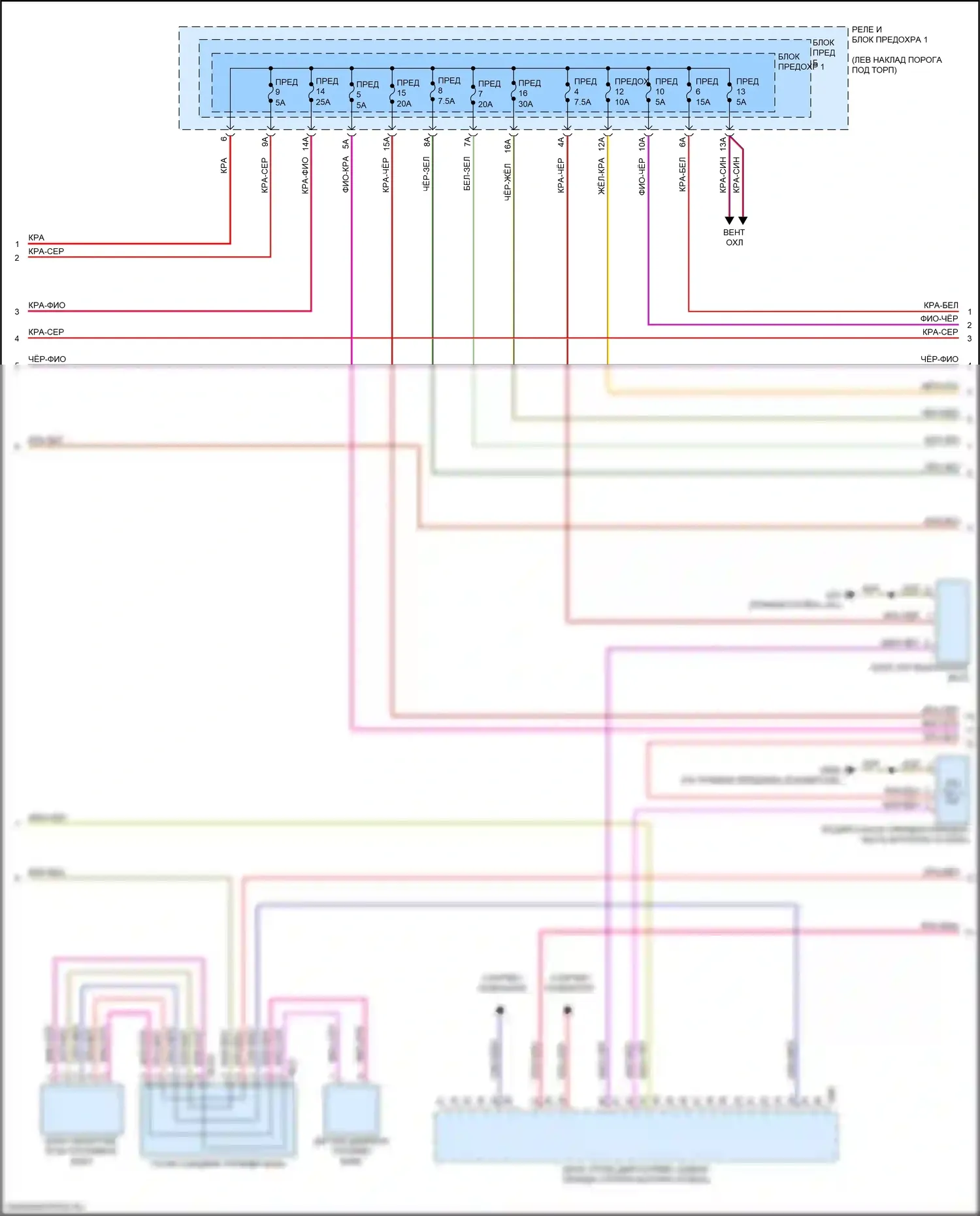 SQ5 Audi II (2017-2020): Электросхема двигателя 3.0л турбо, электросхема органов управления двигателем (2 из 10) 