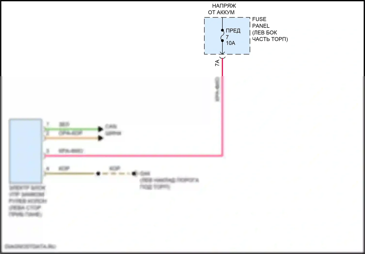 SQ7 Audi 4M рестайлинг (2019-2024): Электросхема рулевой колонки 