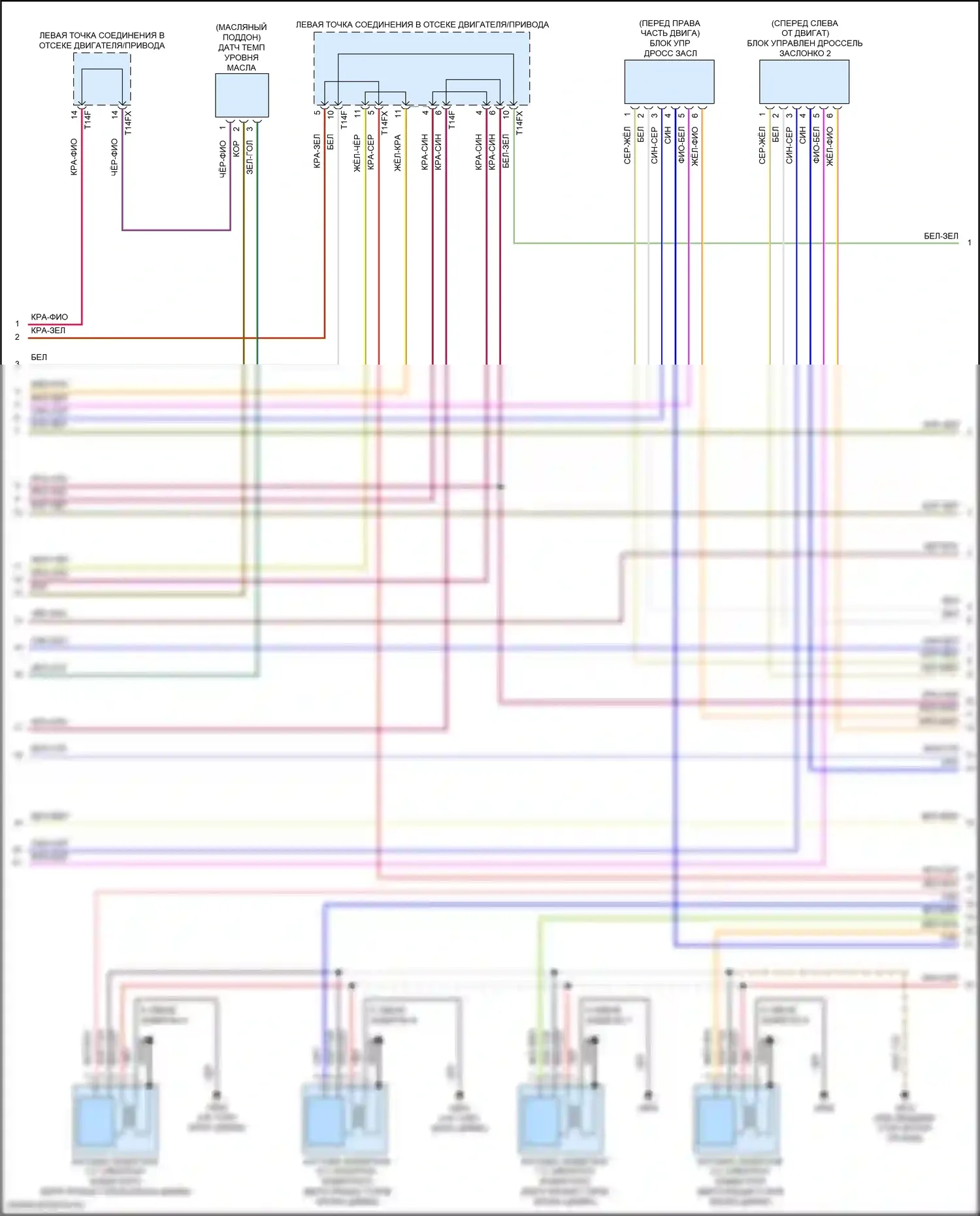 SQ7 Audi 4M рестайлинг (2019-2024): Электросхема двигателя 4.0l turbo hybrid (11 из 12) 
