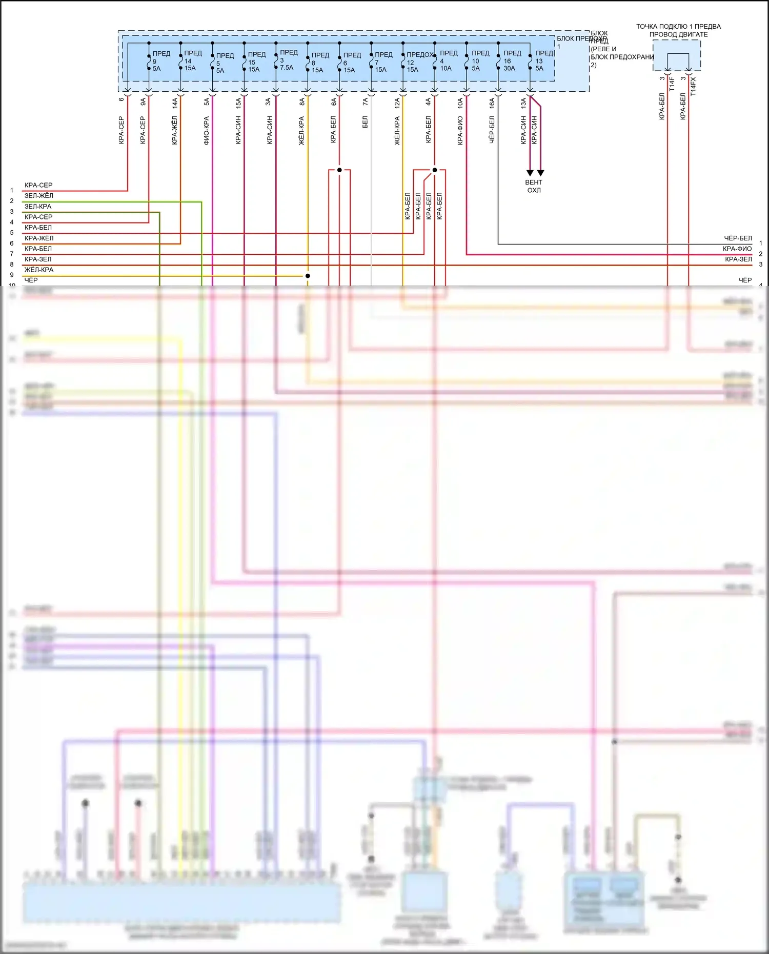 SQ7 Audi 4M рестайлинг (2019-2024): Электросхема двигателя 4.0l turbo hybrid (3 из 12) 