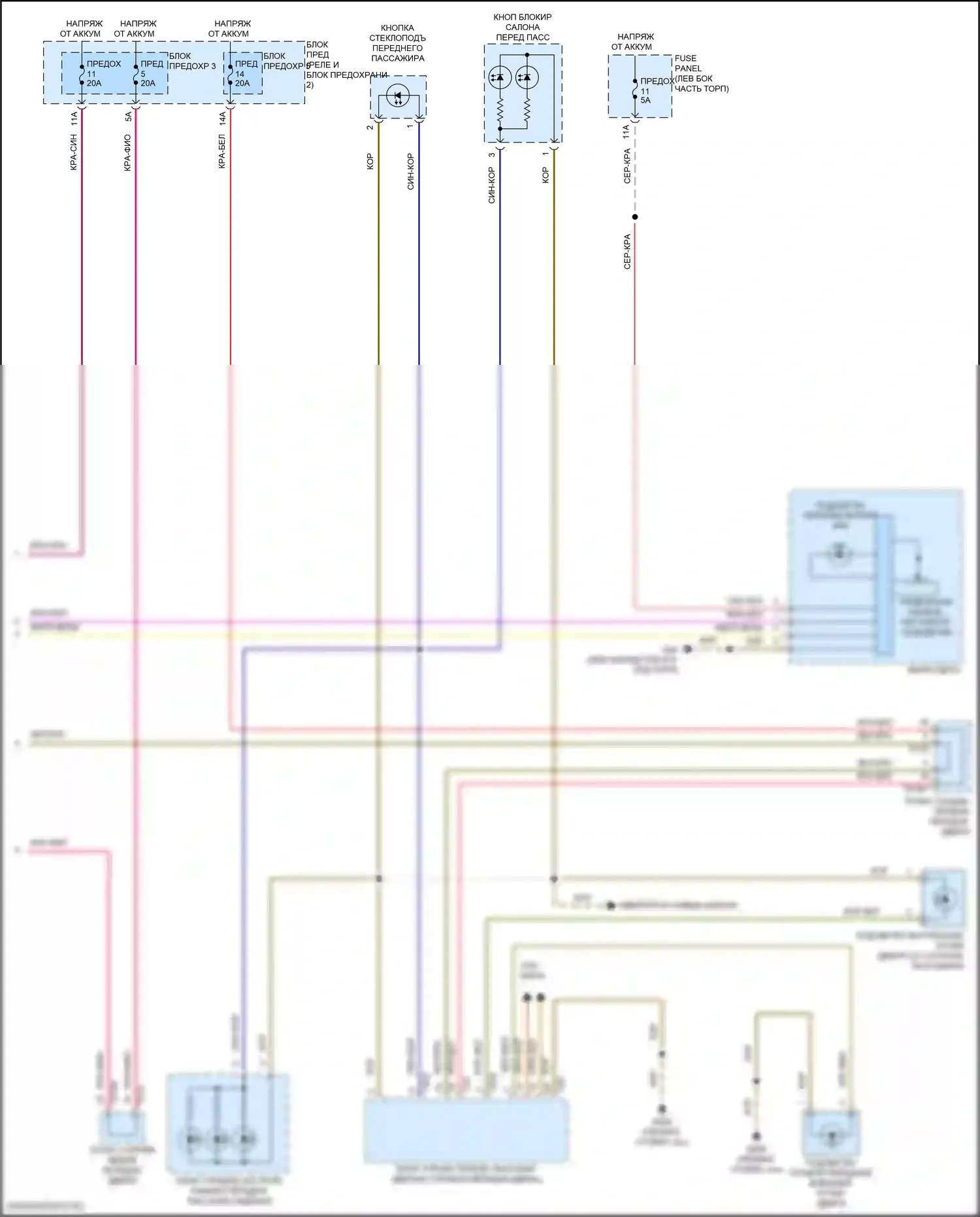 SQ7 Audi 4M рестайлинг (2019-2024): Электросхема подсветки приборной панели (5 из 5) 