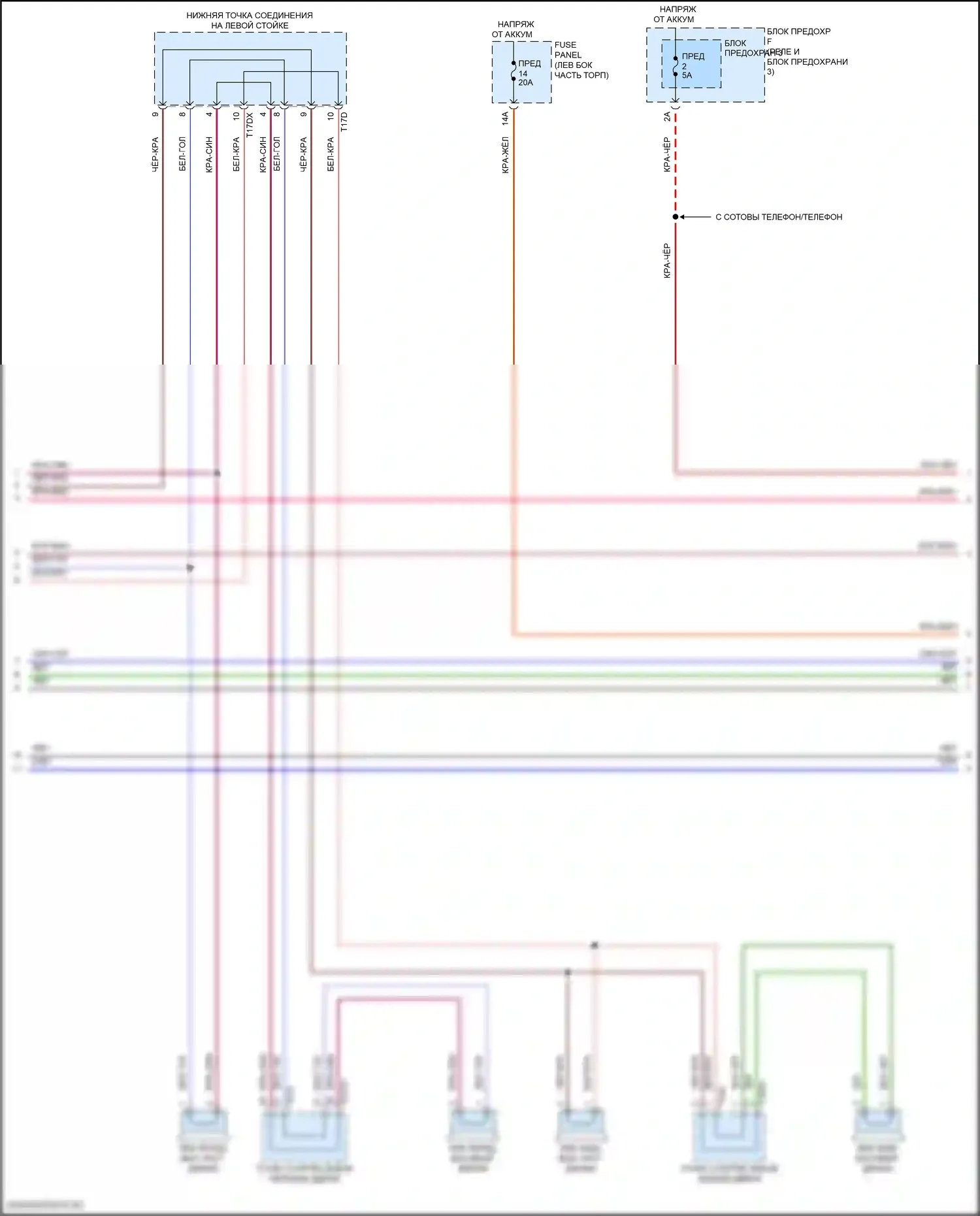 SQ7 Audi 4M рестайлинг (2019-2024): Электросхема навигации, без усилителя (4 из 6) 