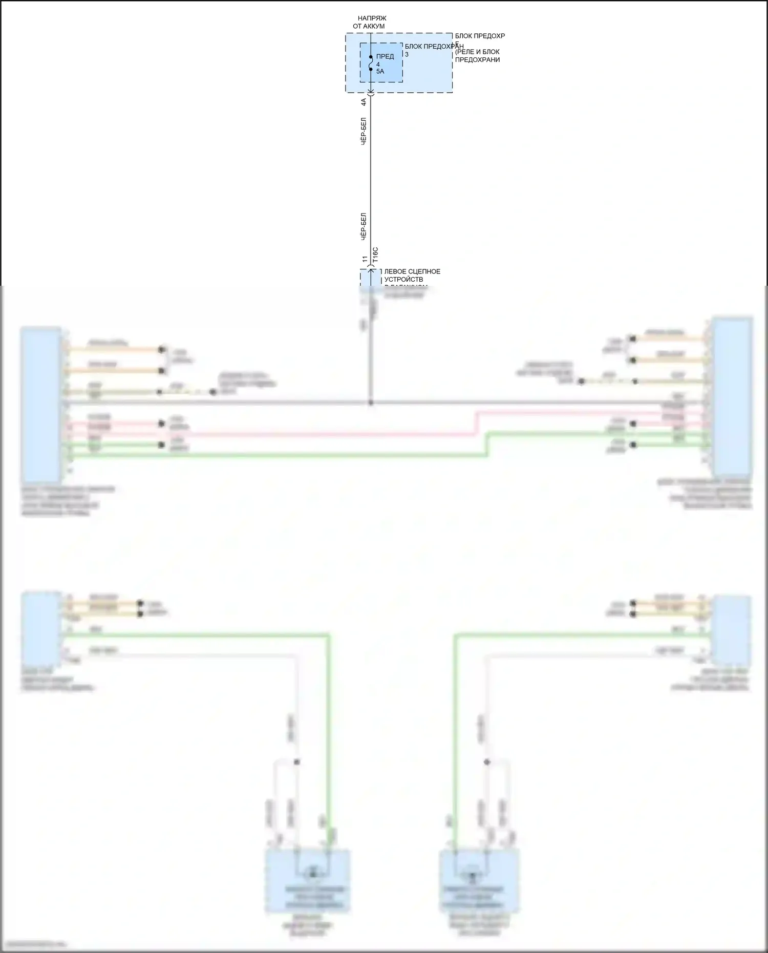 SQ7 Audi 4M рестайлинг (2019-2024): Электросхема помощи при смене полосы движения 
