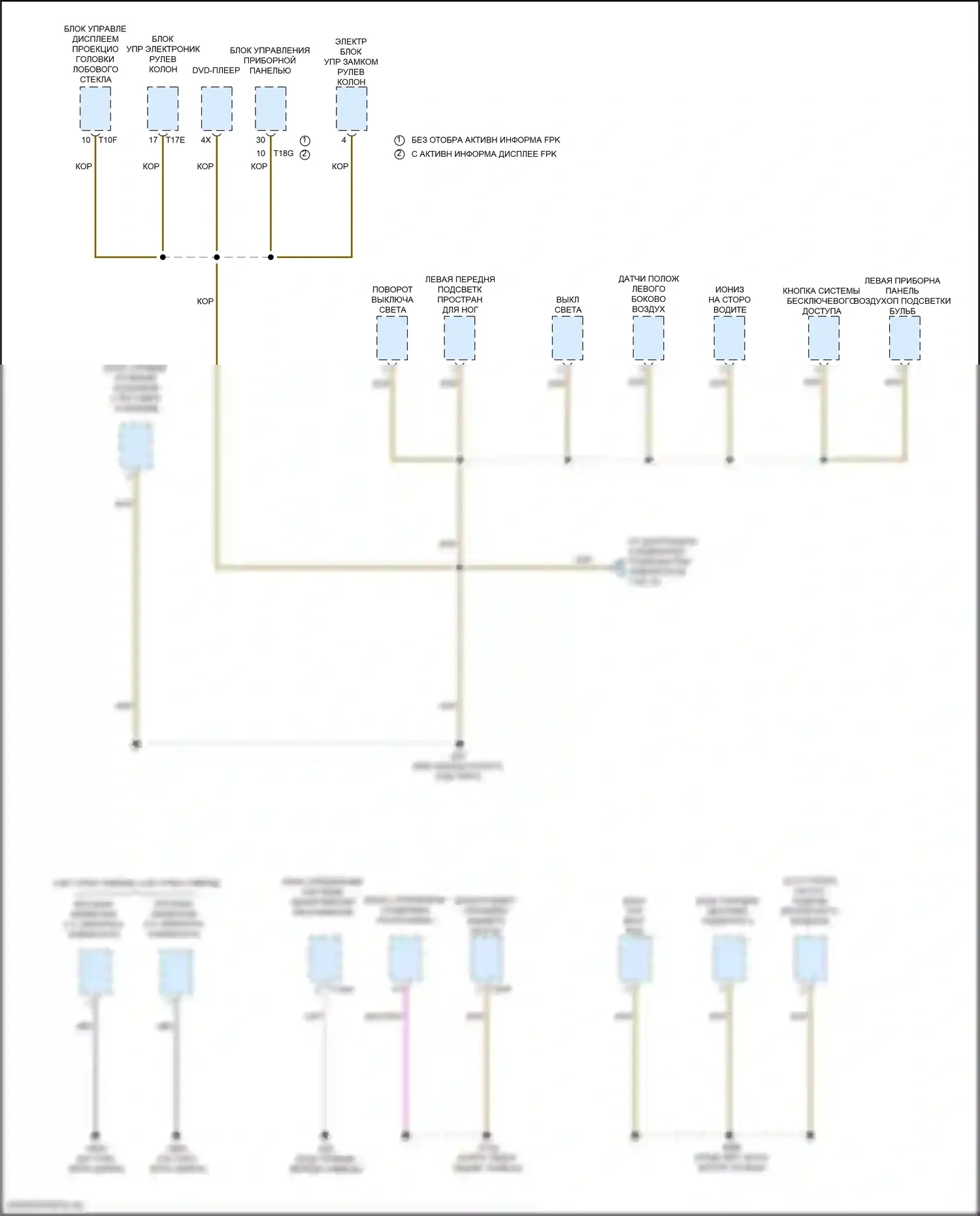 SQ7 Audi 4M рестайлинг (2019-2024): Электросхема распределения массы (10 из 10) 