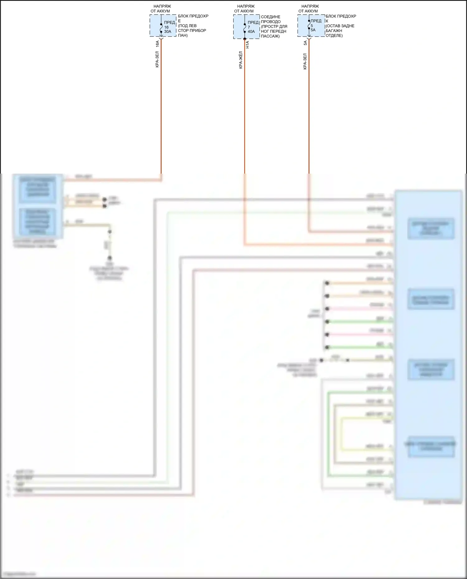 SQ8 Audi I рестайлинг (2023-2024): Антиблокировочная система abs электросхема (4 из 4) 
