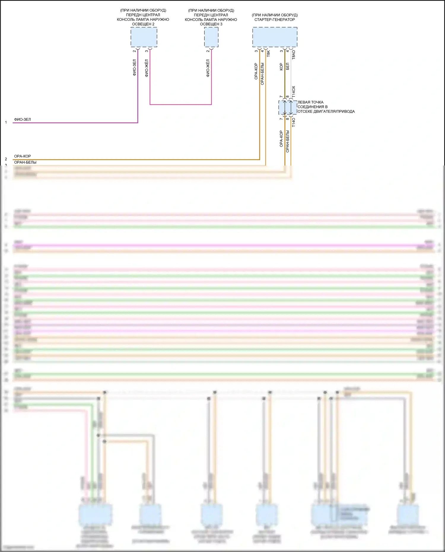 SQ8 Audi I рестайлинг (2023-2024): Can шина электросхема (4 из 9) 