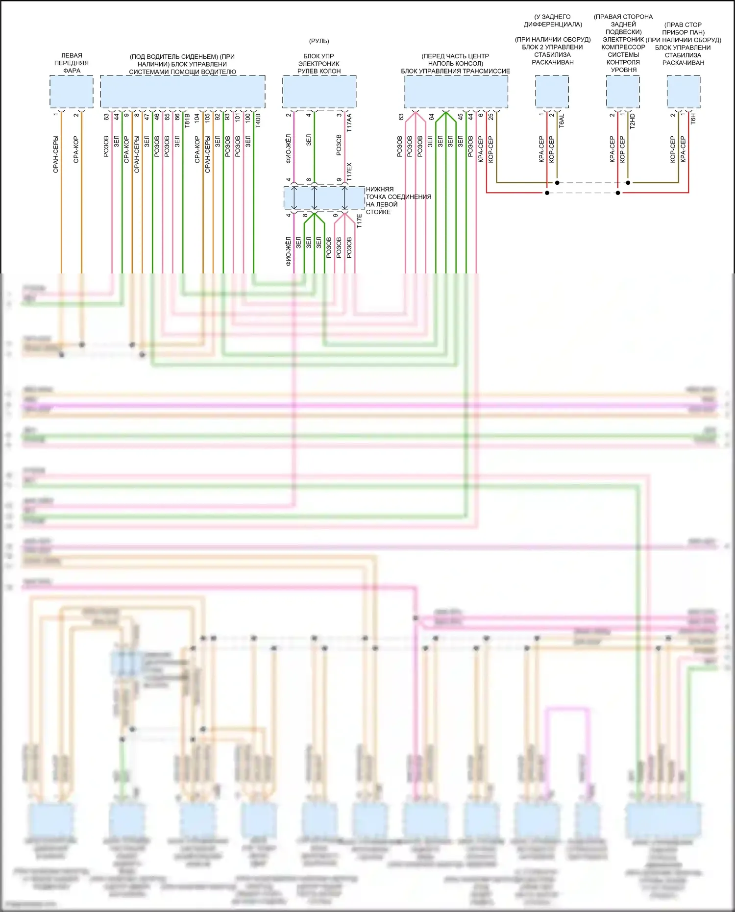 SQ8 Audi I рестайлинг (2023-2024): Can шина электросхема (7 из 9) 