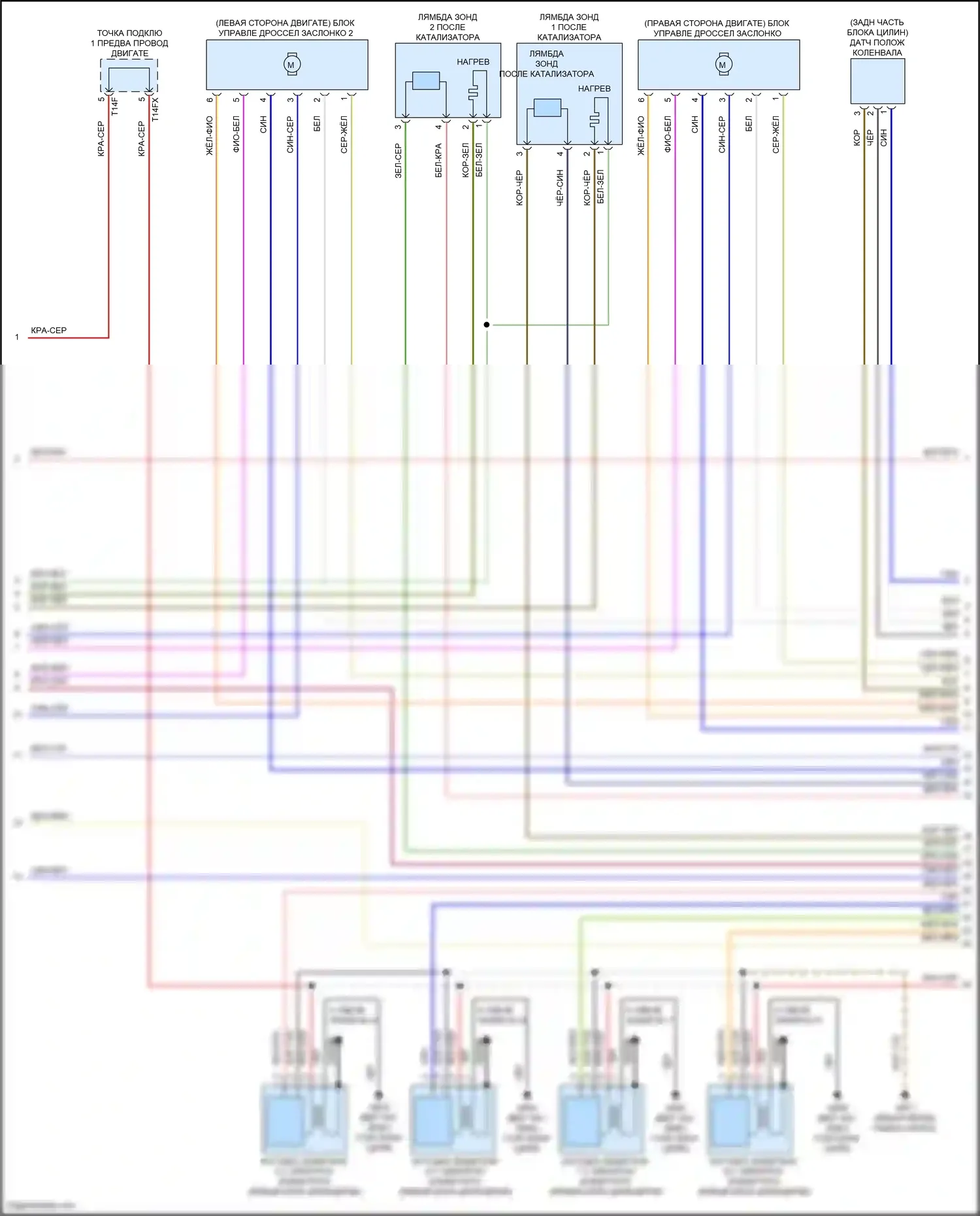 SQ8 Audi I рестайлинг (2023-2024): Электросхема двигателя 4.0l turbo hybrid (11 из 15) 