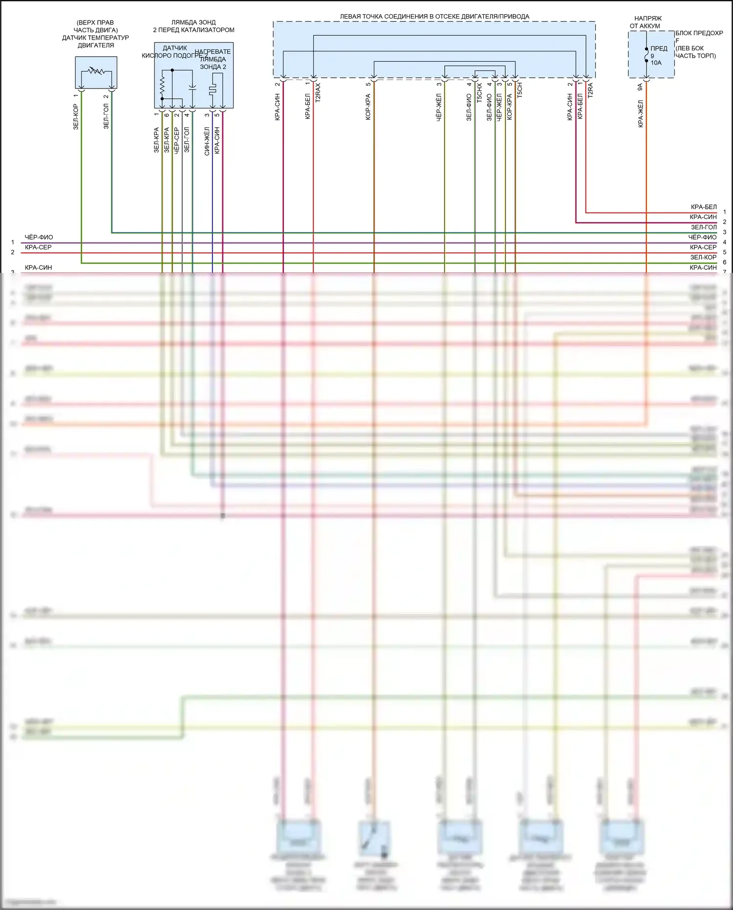 SQ8 Audi I рестайлинг (2023-2024): Электросхема двигателя 4.0l turbo hybrid (7 из 15) 