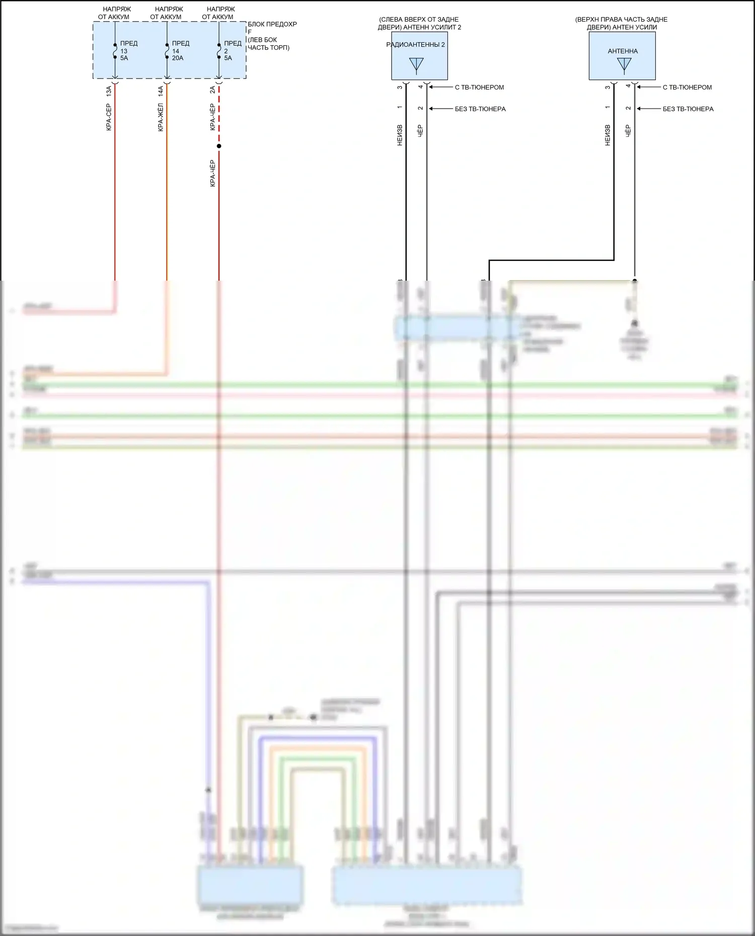 SQ8 Audi I рестайлинг (2023-2024): Электросхема навигации, с усилителем и звуком высокого класса (4 из 6) 