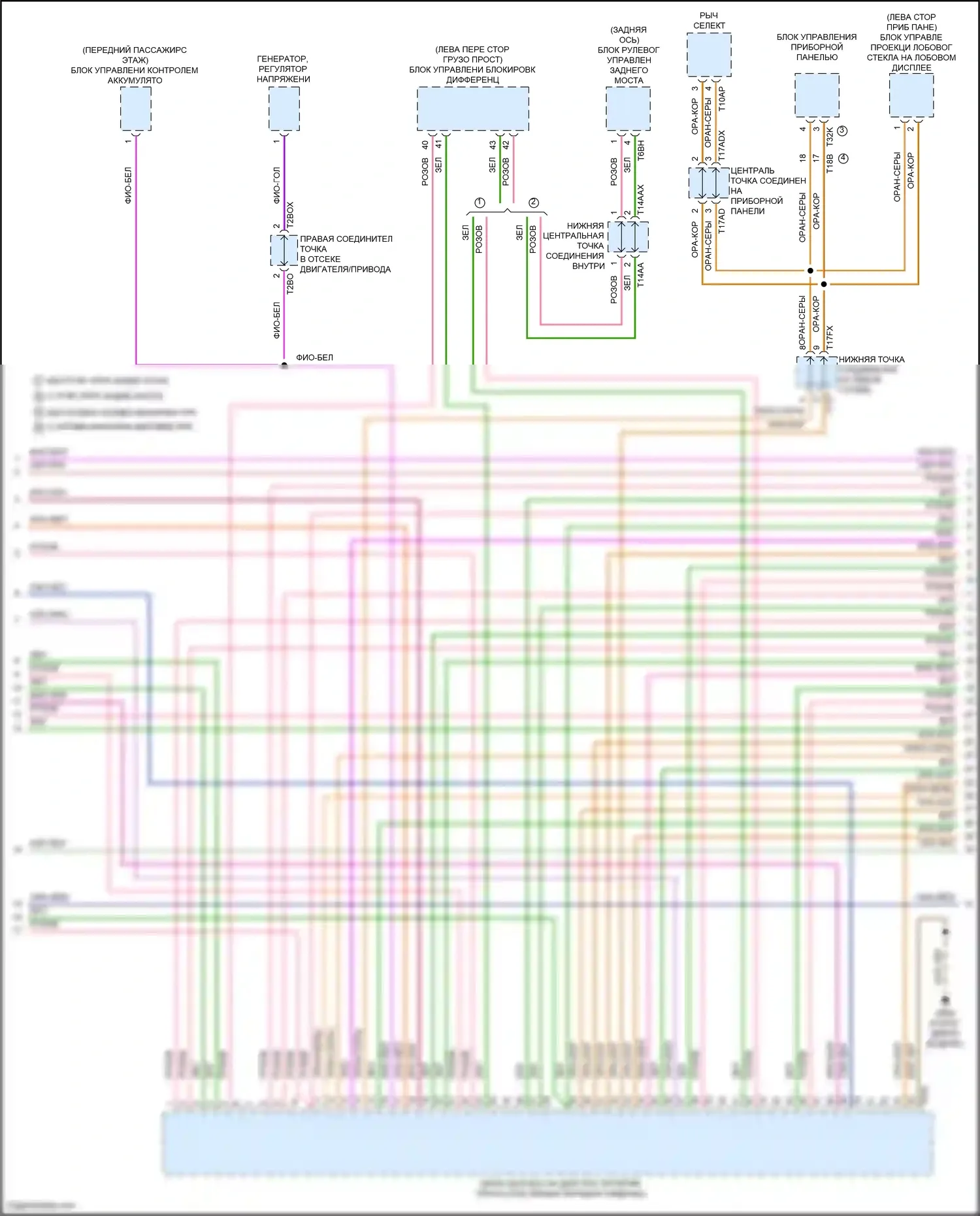 SQ8 Audi I (2019-2023): Can шина электросхема (2 из 8) 