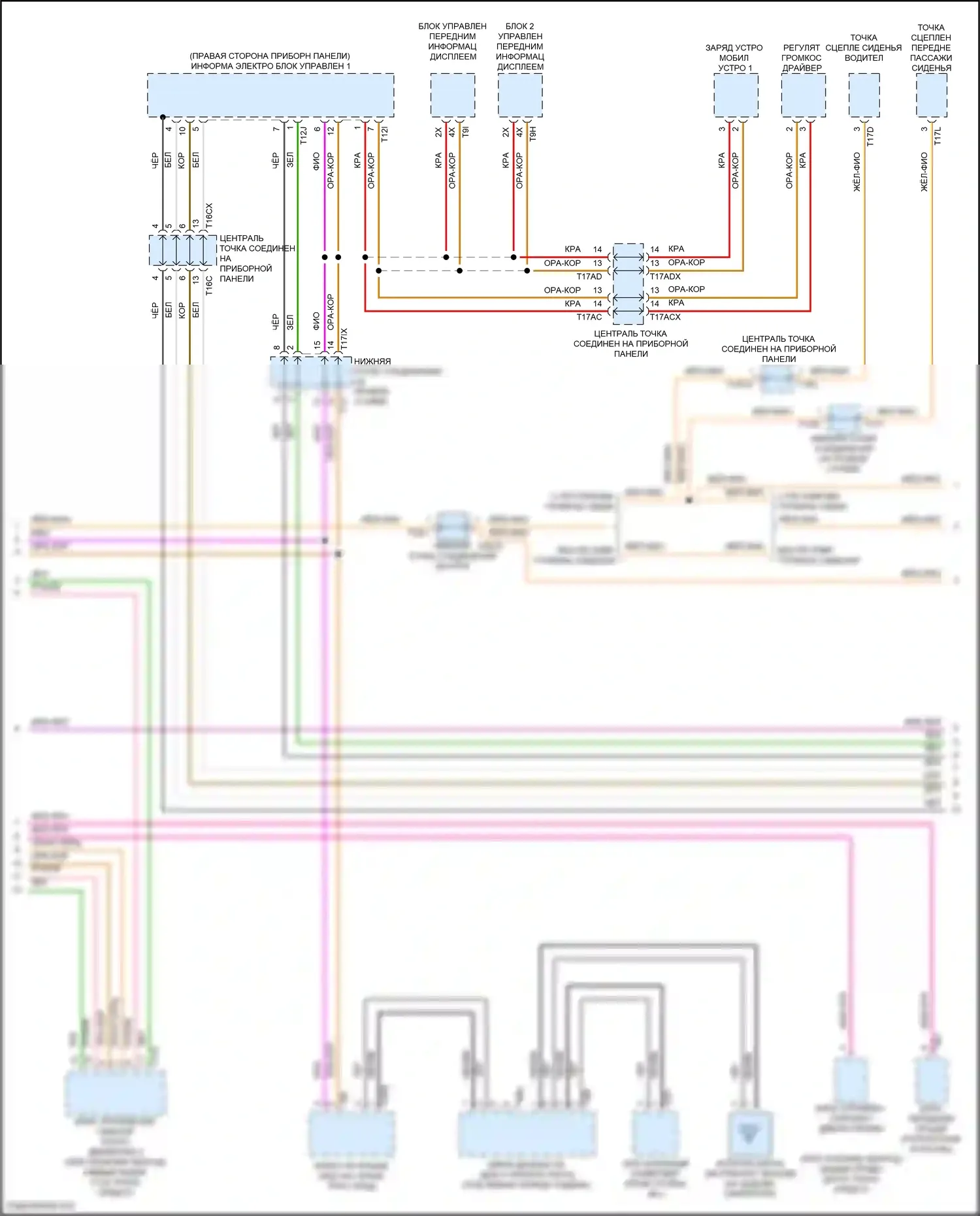 SQ8 Audi I (2019-2023): Can шина электросхема (7 из 8) 