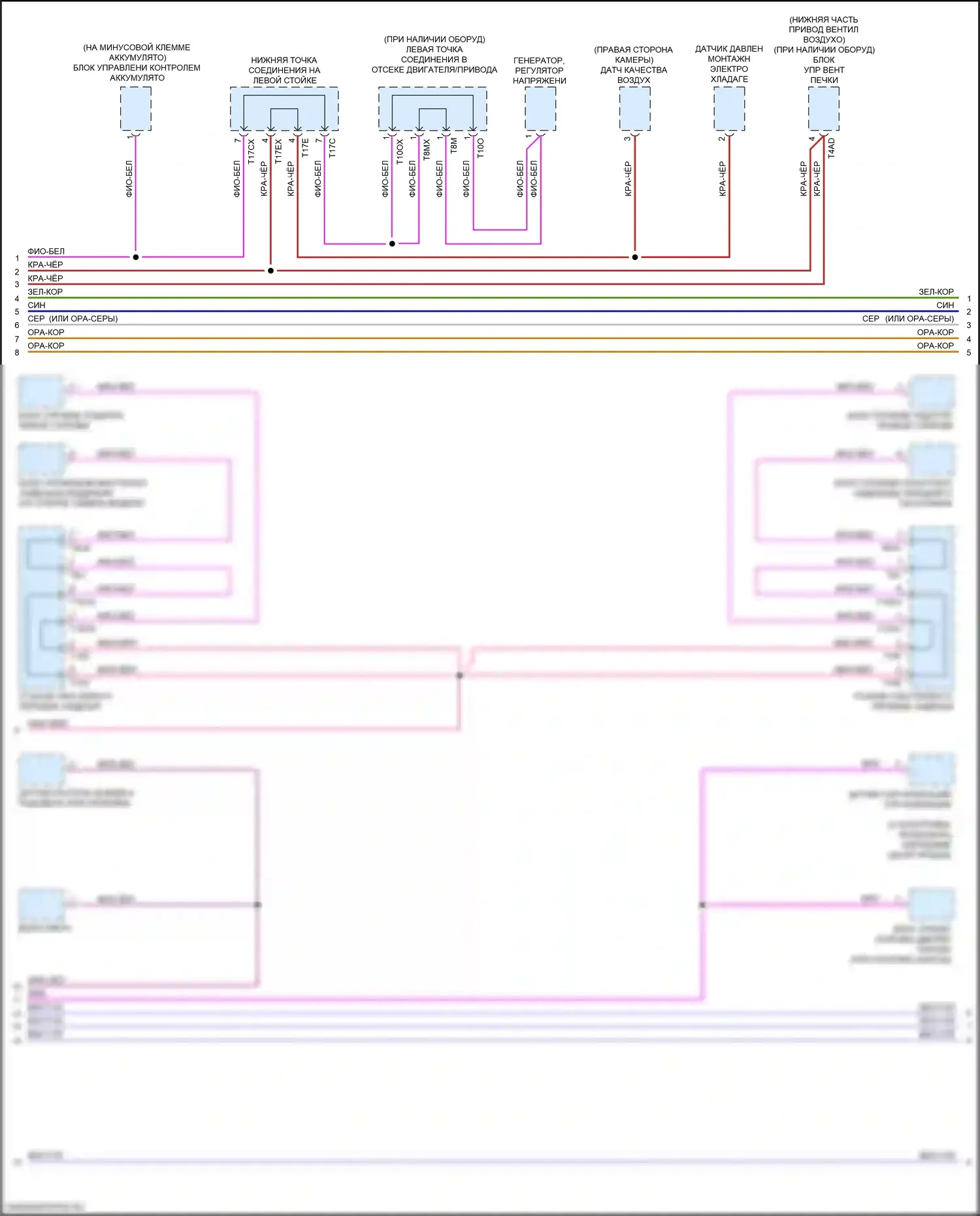 TT RS Audi 8S рестайлинг (2019-2024): Can шина электросхема (3 из 4) 
