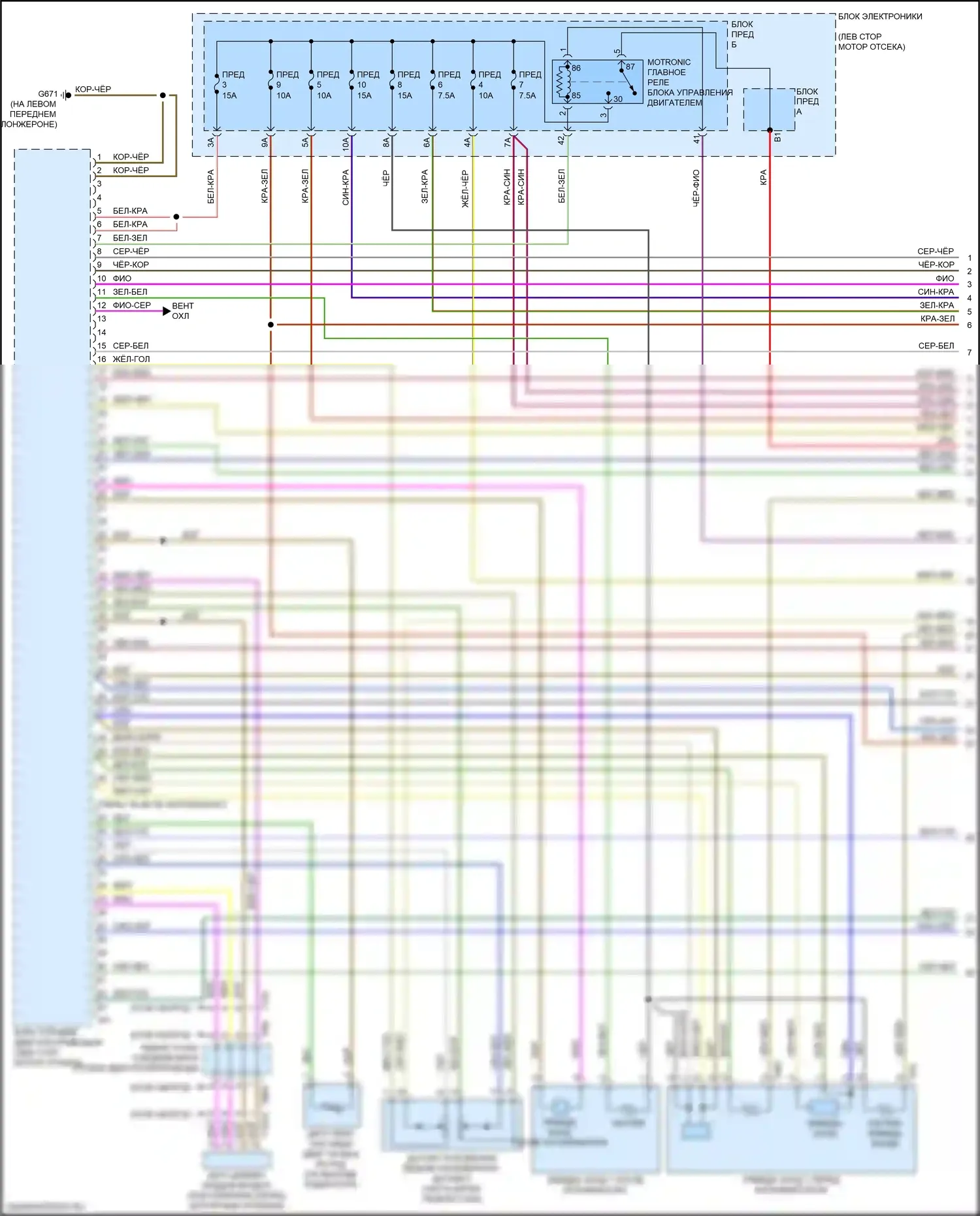 TT RS Audi 8S рестайлинг (2019-2024): Электросхема двигателя 2.0л турбо, dlra (1 из 8) 