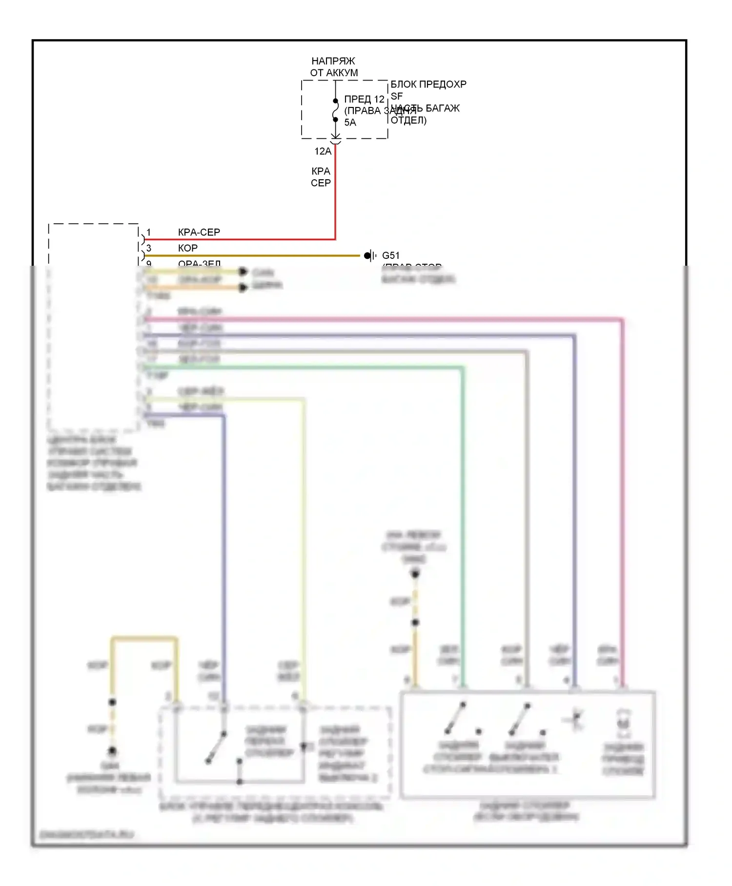 TT Audi 8J (2006-2010): Электросхема активных управление кузовом и подвеской 