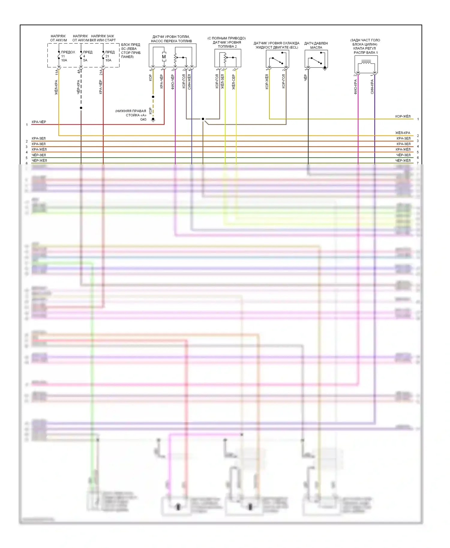 TT Audi 8J (2006-2010): Электросхема двигателя 3.2l (2 из 7) 