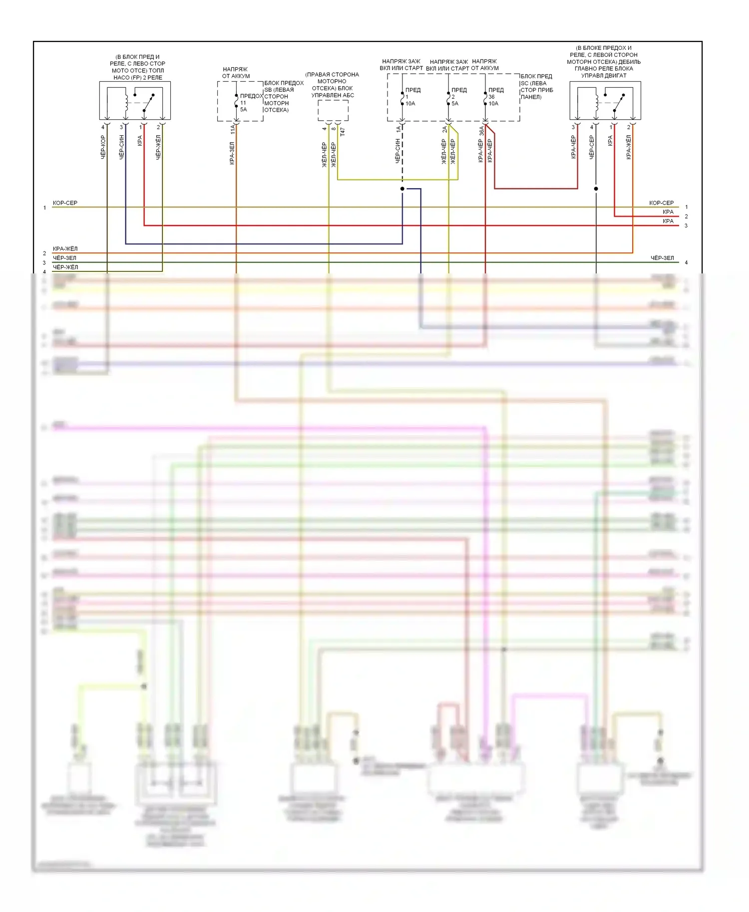 TT Audi 8J (2006-2010): Электросхема двигателя 3.2l (6 из 7) 