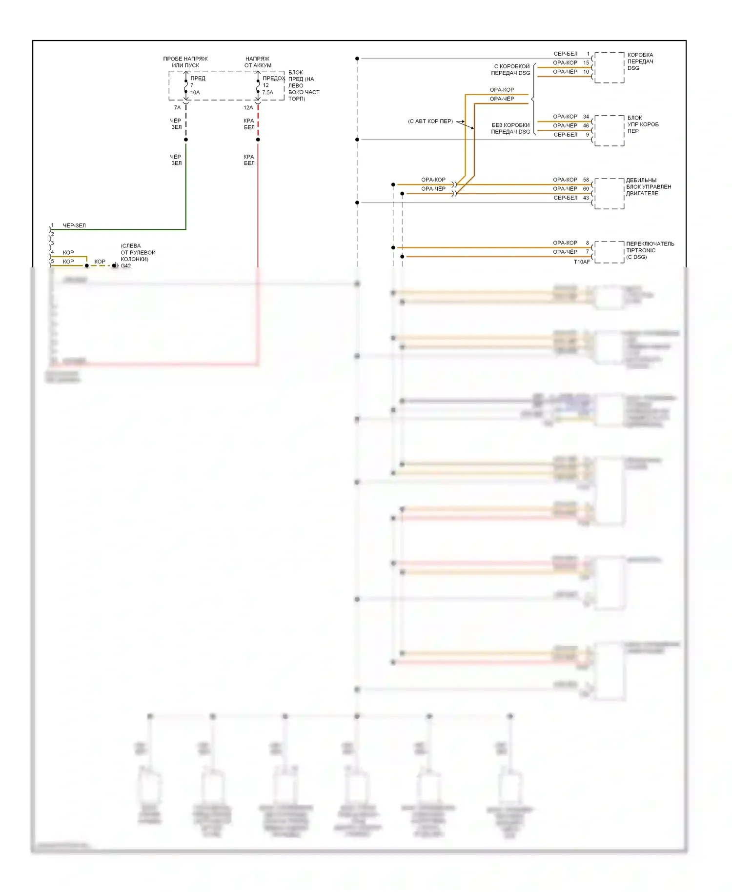 TT Audi 8N рестайлинг (2003-2006): Can шина электросхема 