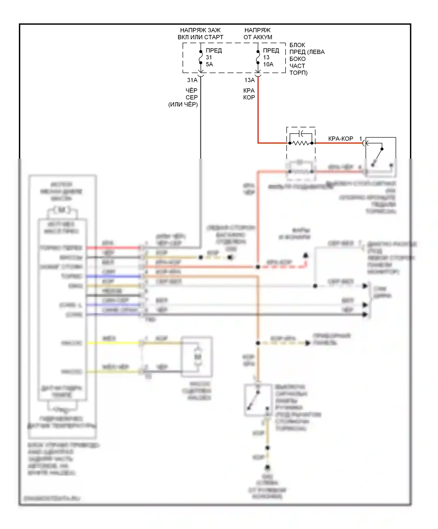 TT Audi 8N рестайлинг (2003-2006): Электросхема awd 