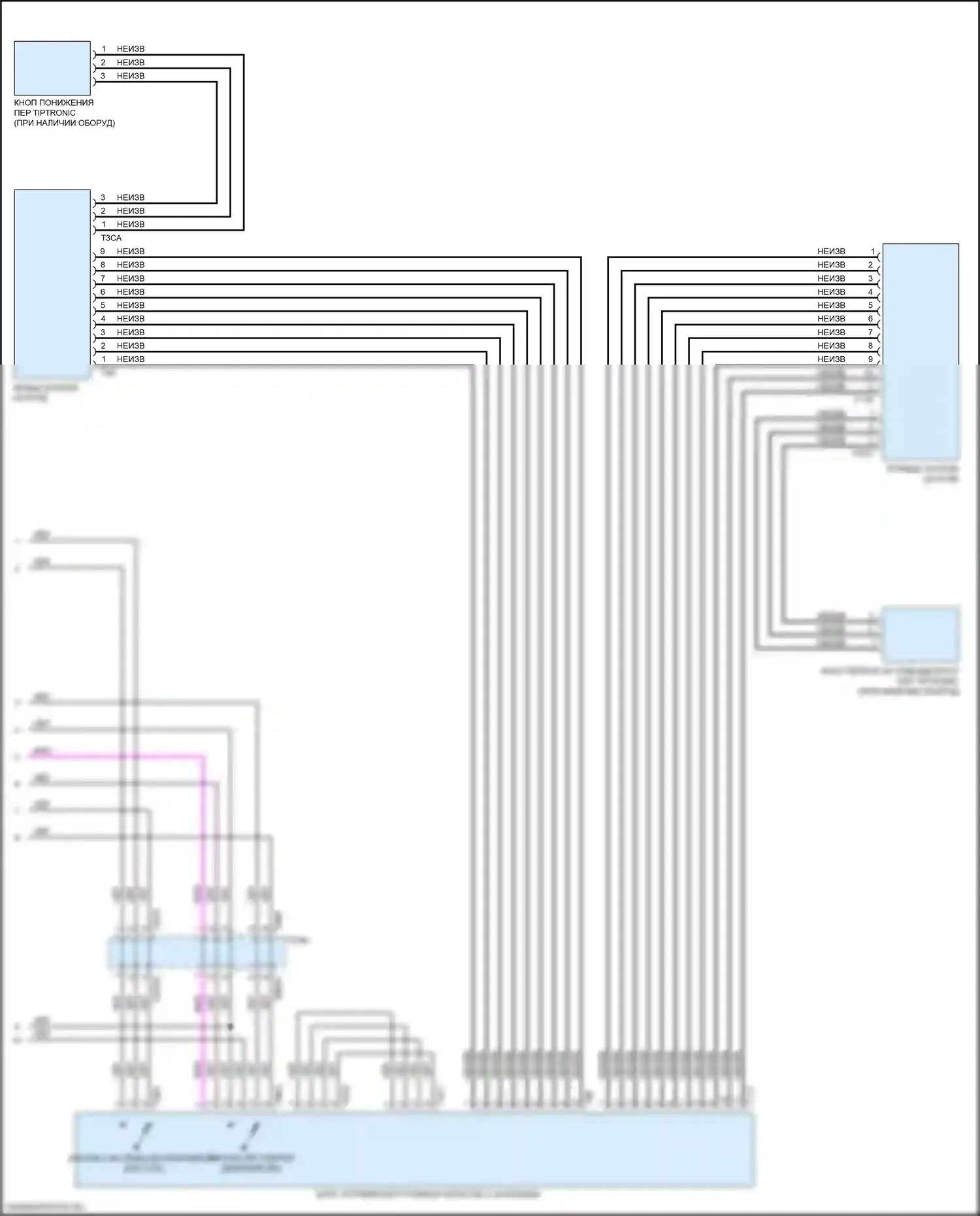 TT Audi 8S рестайлинг (2018-2024): Электросхема блока управления электронными системами рулевой колонки (2 из 2) 