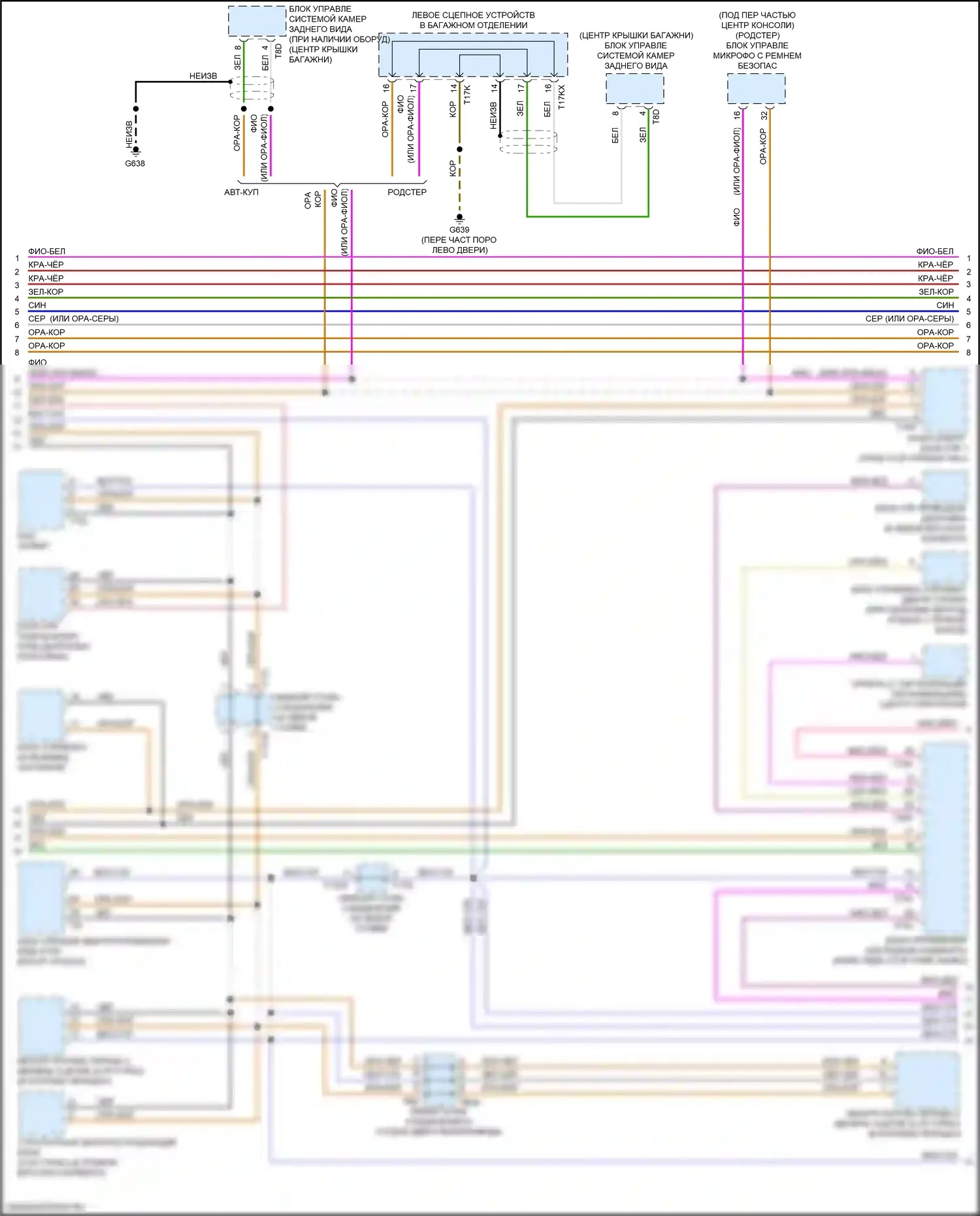 TT Audi 8S рестайлинг (2018-2024): Can шина электросхема (2 из 4) 