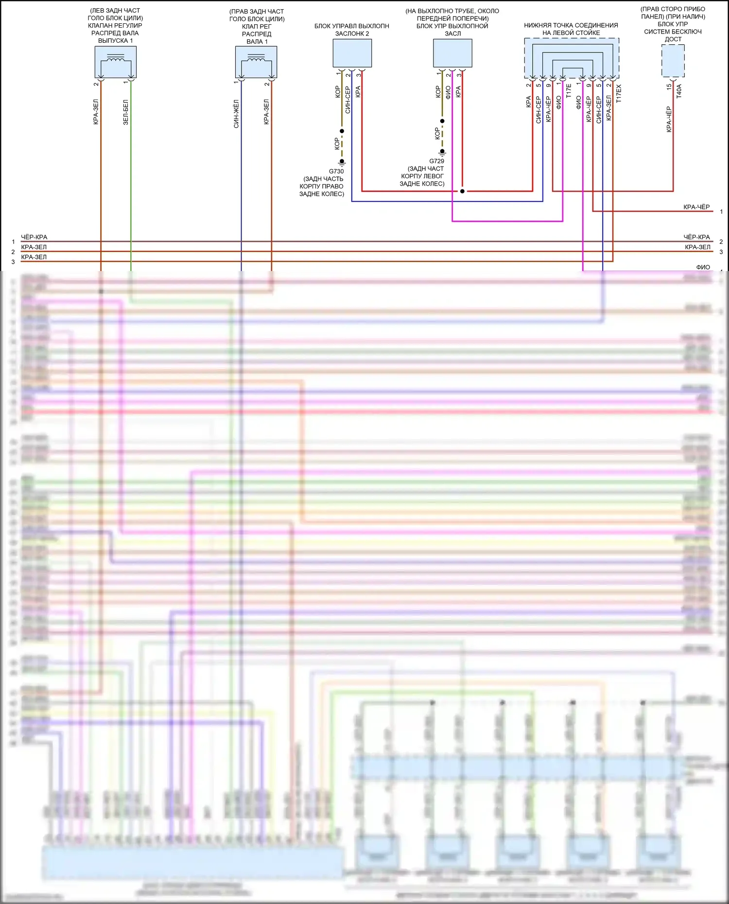 TT Audi 8S рестайлинг (2018-2024): Электросхема двигателя 2.5л турбо (6 из 8) 