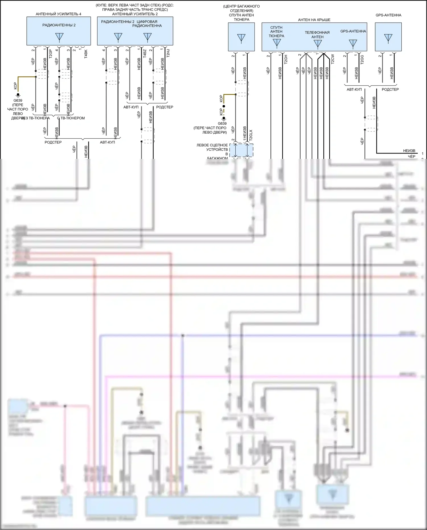 TT Audi 8S рестайлинг (2018-2024): Электросхема магнитолы, со звуком bang и olufsen (2 из 4) 